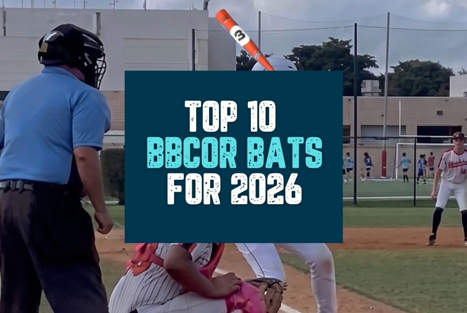 Collection of Top 10 BBCOR Bats for 2026 in a gallery layout