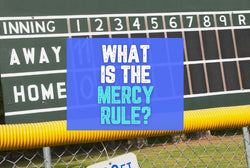Collection of mercy rule in baseball in a gallery layout