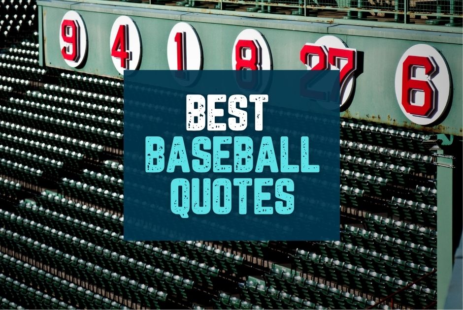 Collection of Best Baseball Quotes: Funny, Inspirational, and From the Movies in a gallery layout