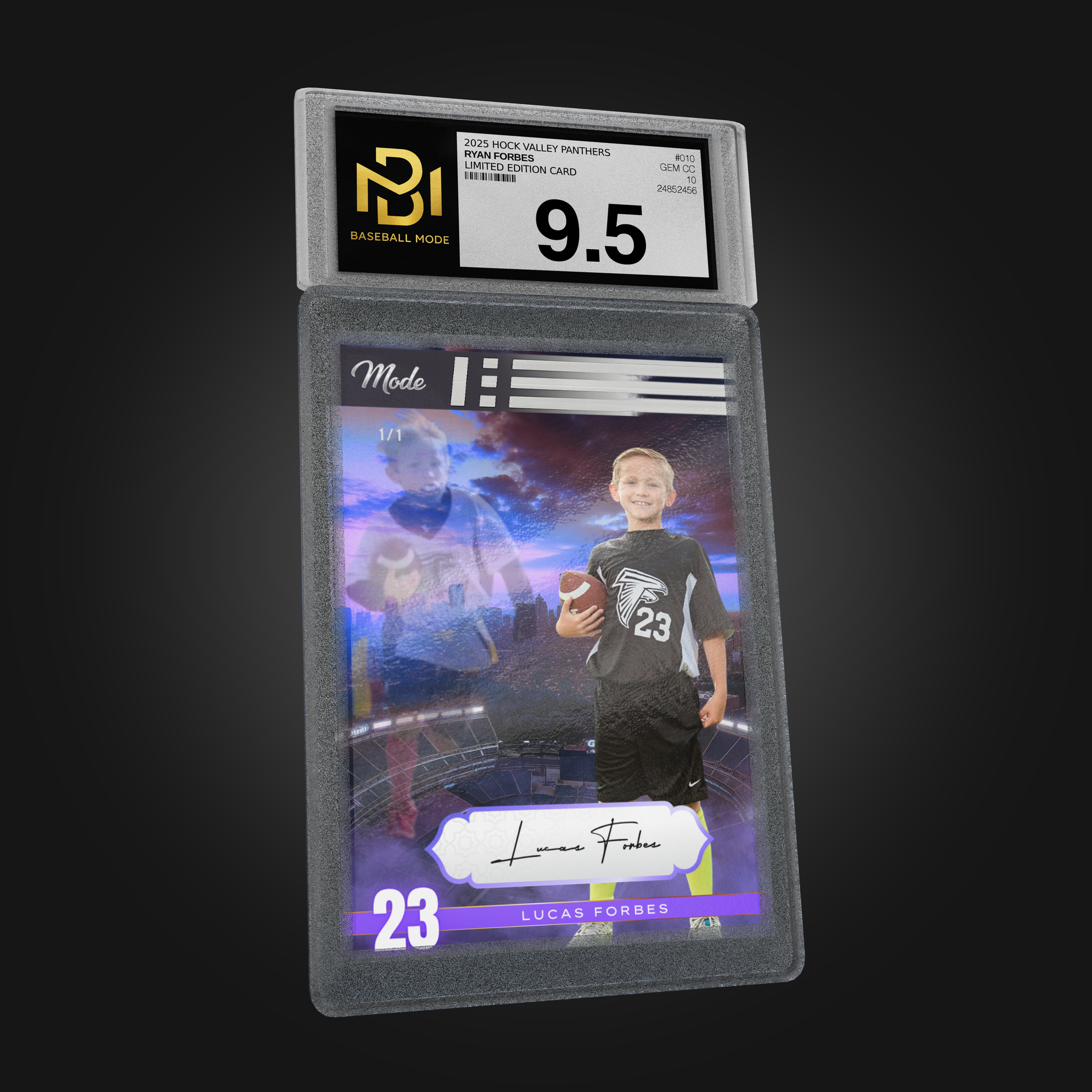 Custom Football Metal Sports Card – Friday Night Lights Edition