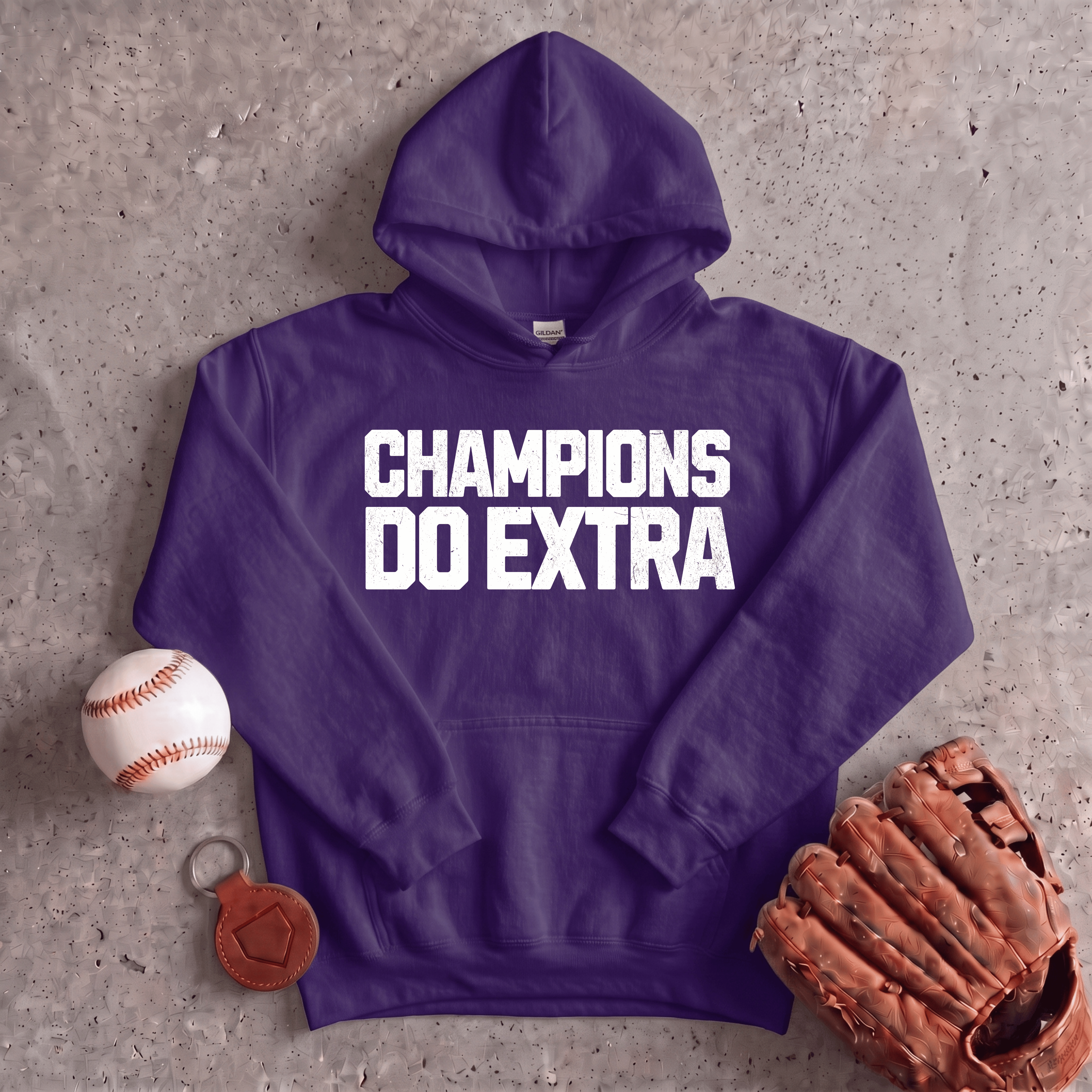 Collection of Champions Do Extra Hoodie in a gallery layout