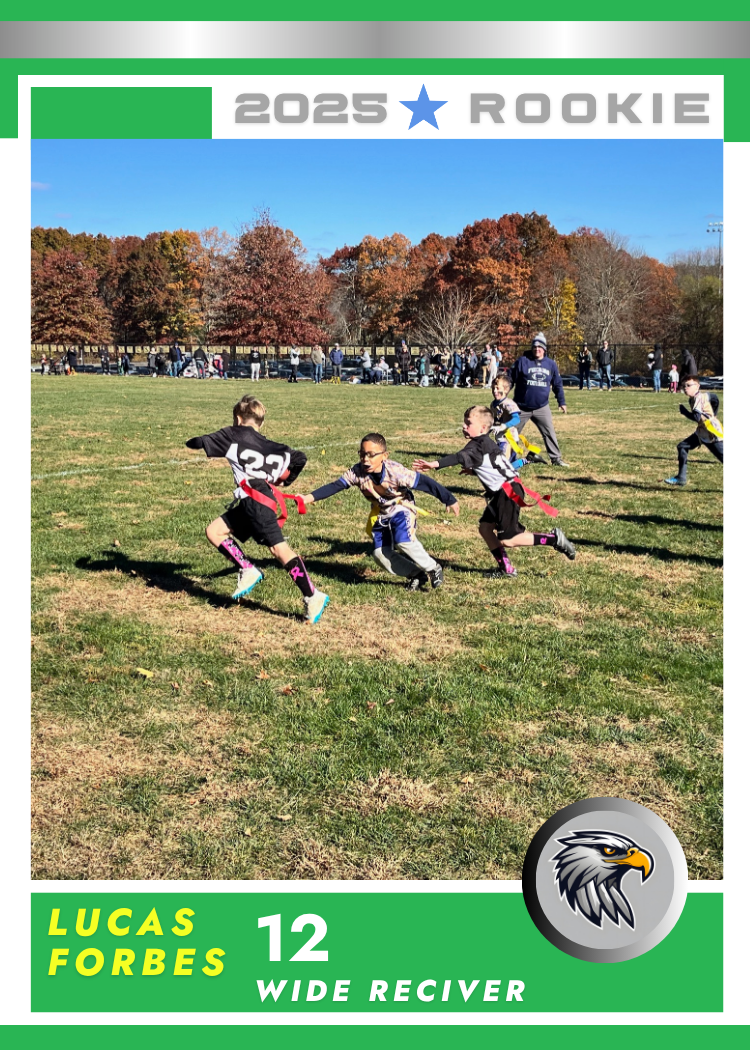 Custom Football Metal Sports Card – 2025 Rookie Green Edition