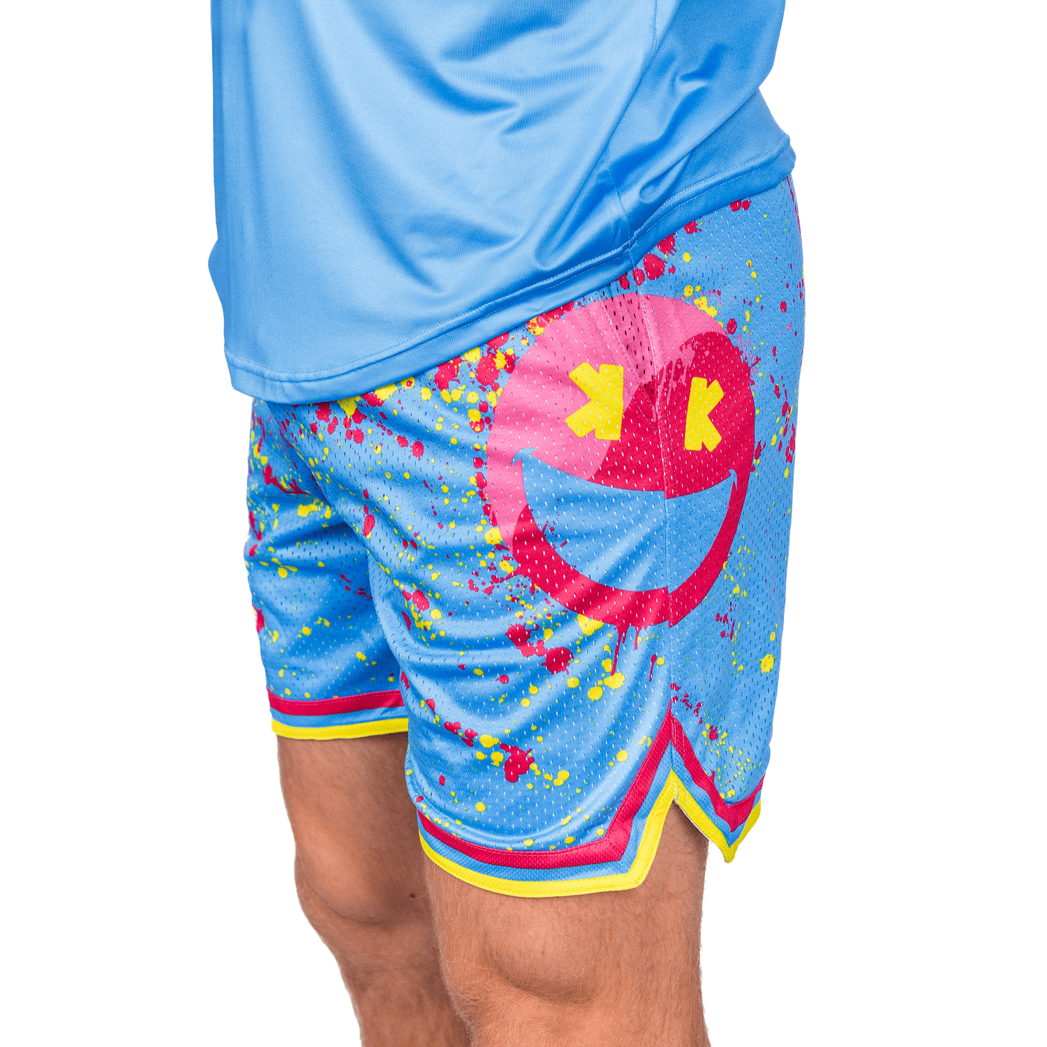 smiley k baseball short