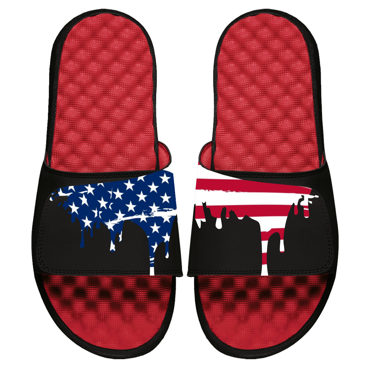 Collection of Slides with American flag design on a white background in a gallery layout