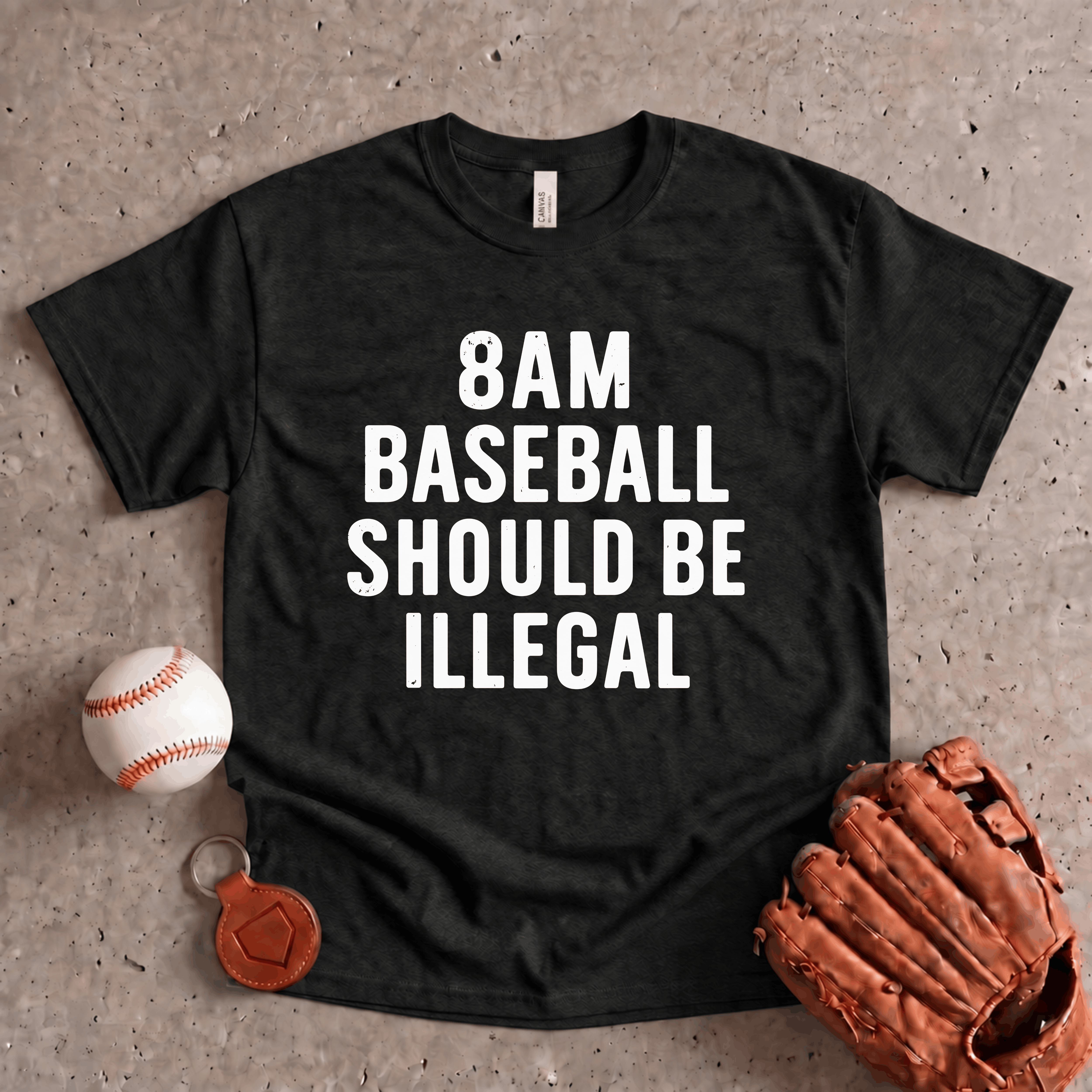 Collection of 8AM Baseball T-Shirt in a gallery layout
