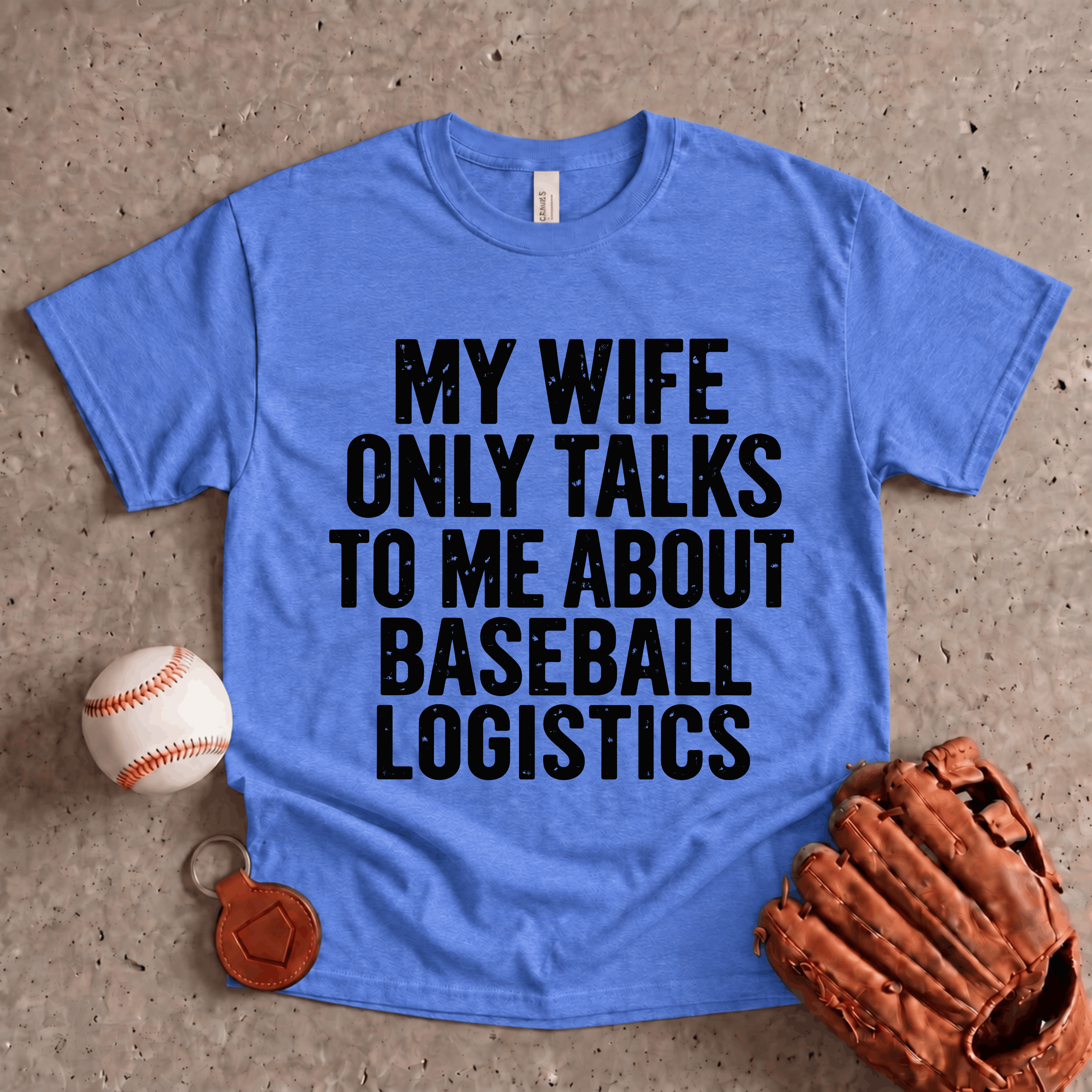 Collection of Baseball Logistics T-Shirt in a gallery layout