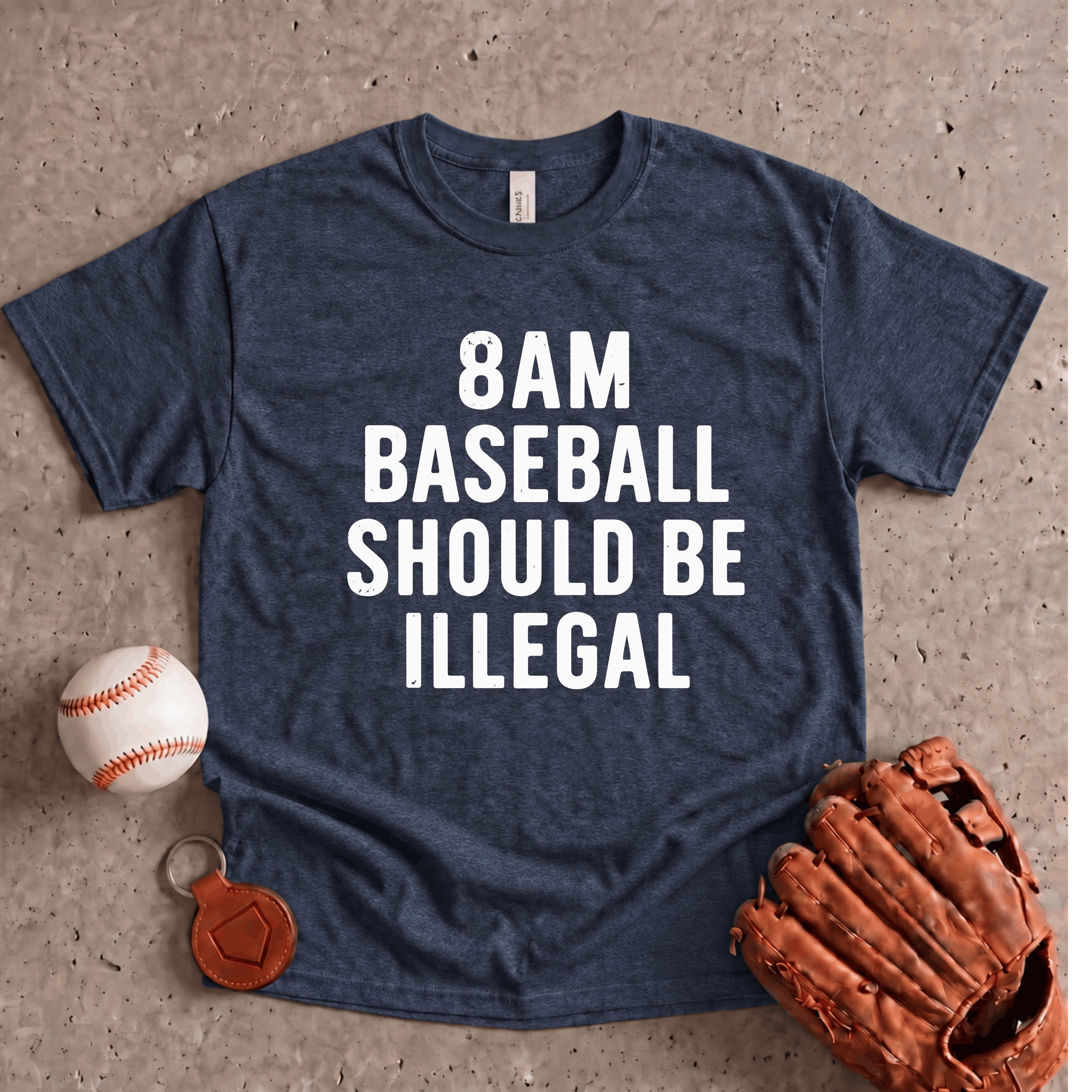 Collection of 8AM Baseball T-Shirt in a gallery layout