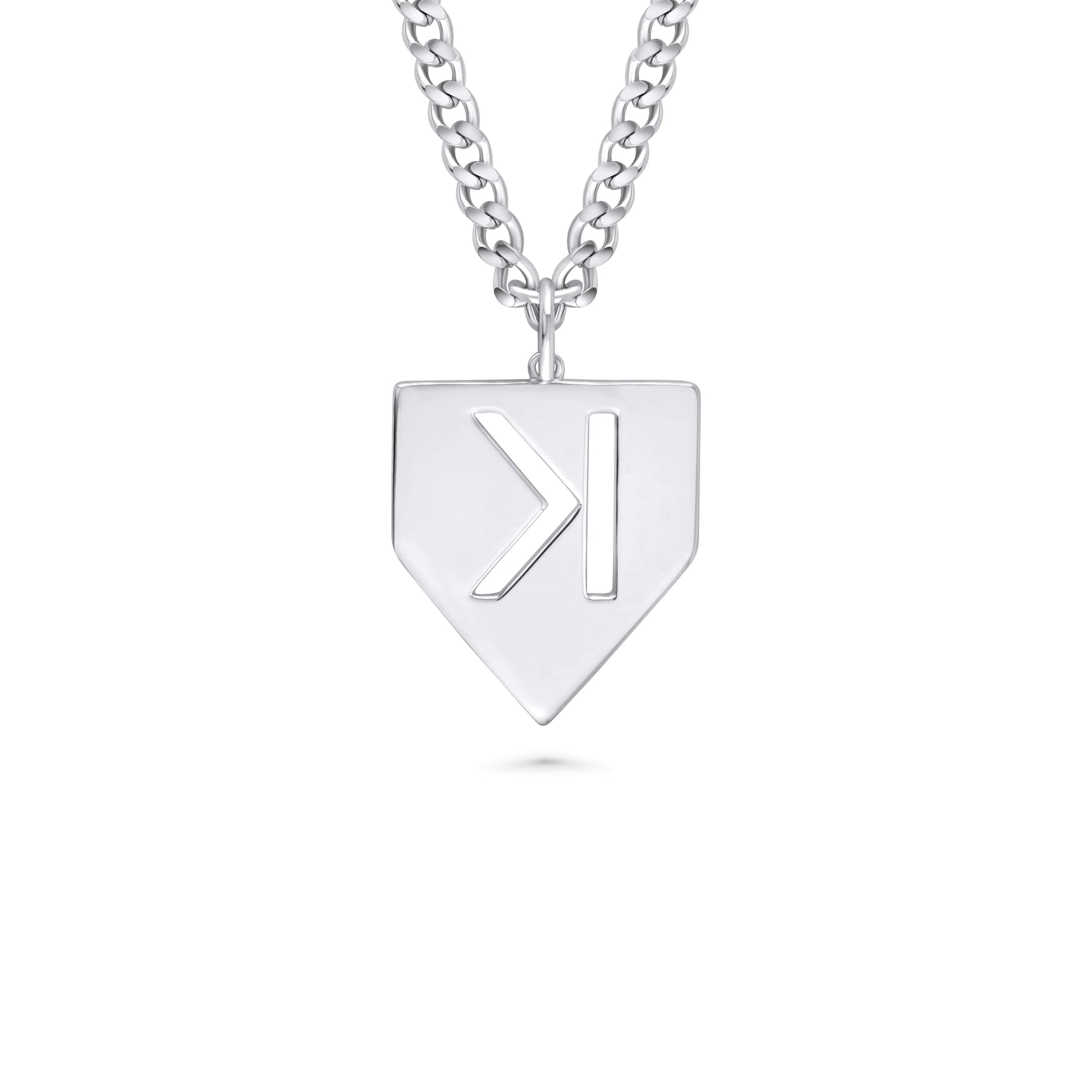 Baseball Pitchers Strikeout Backwards K Necklace