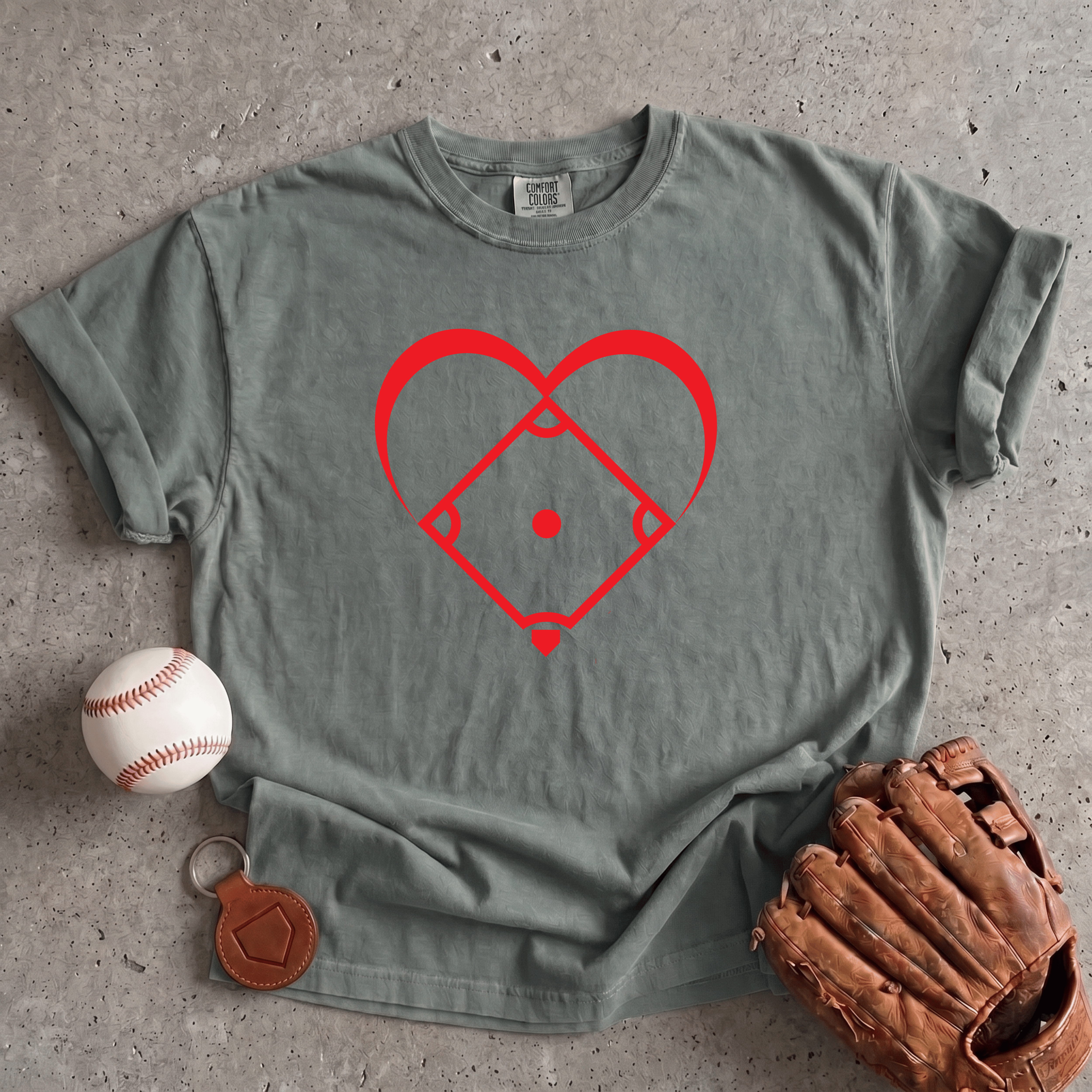 Collection of I Love Baseball T-Shirt in a gallery layout