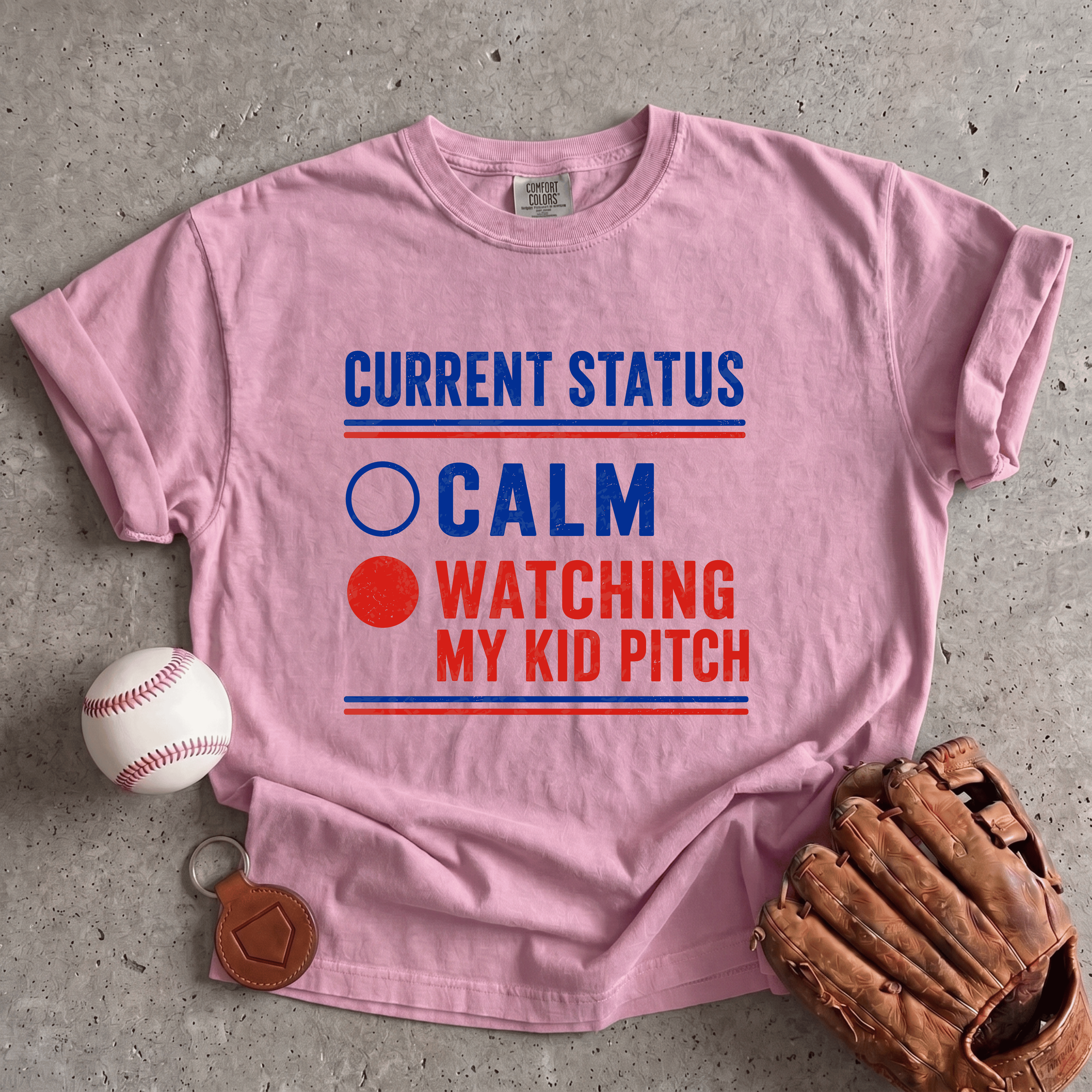 Collection of Watching My Kid Pitch T-Shirt in a gallery layout