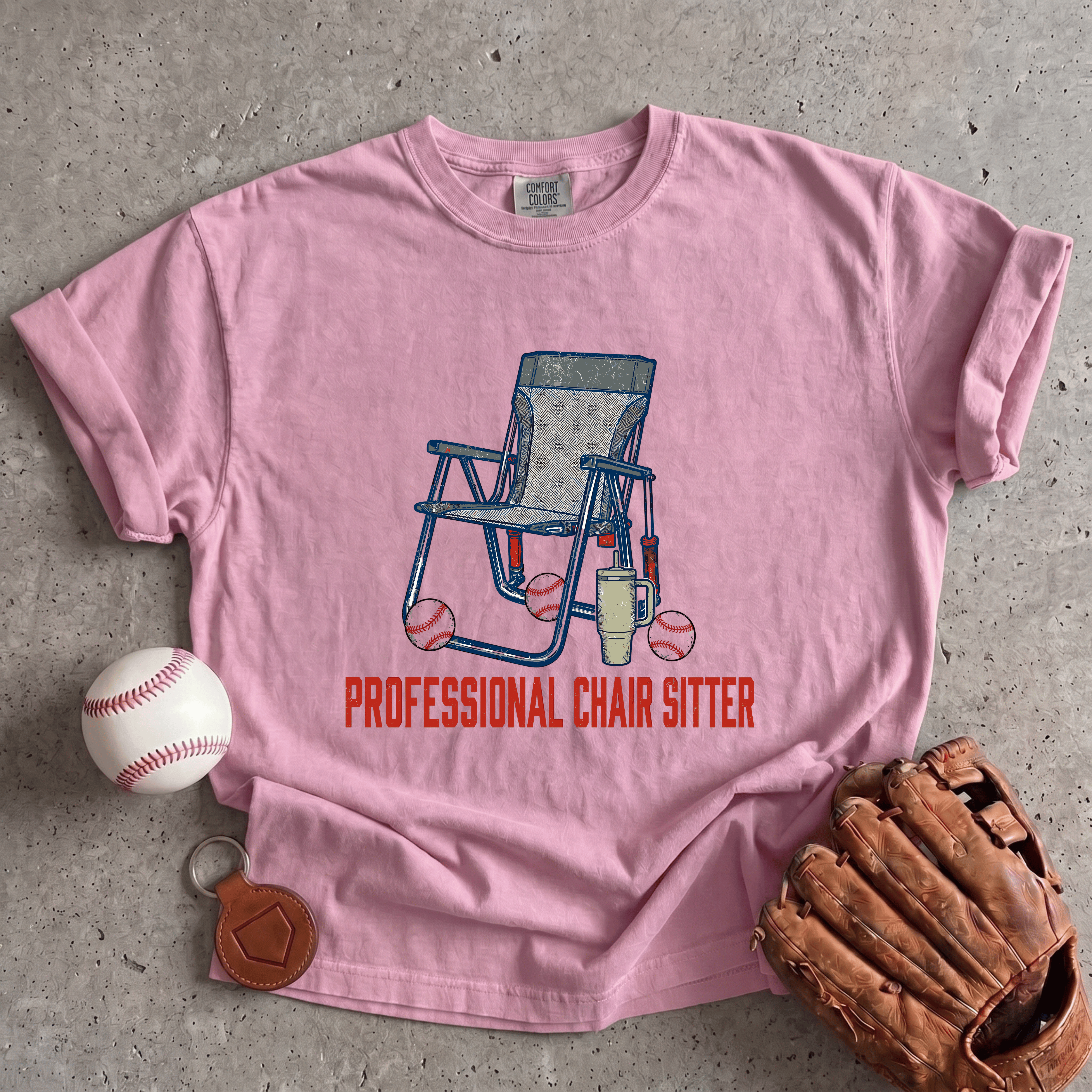 Collection of Professional Chair Sitter T-Shirt in a gallery layout
