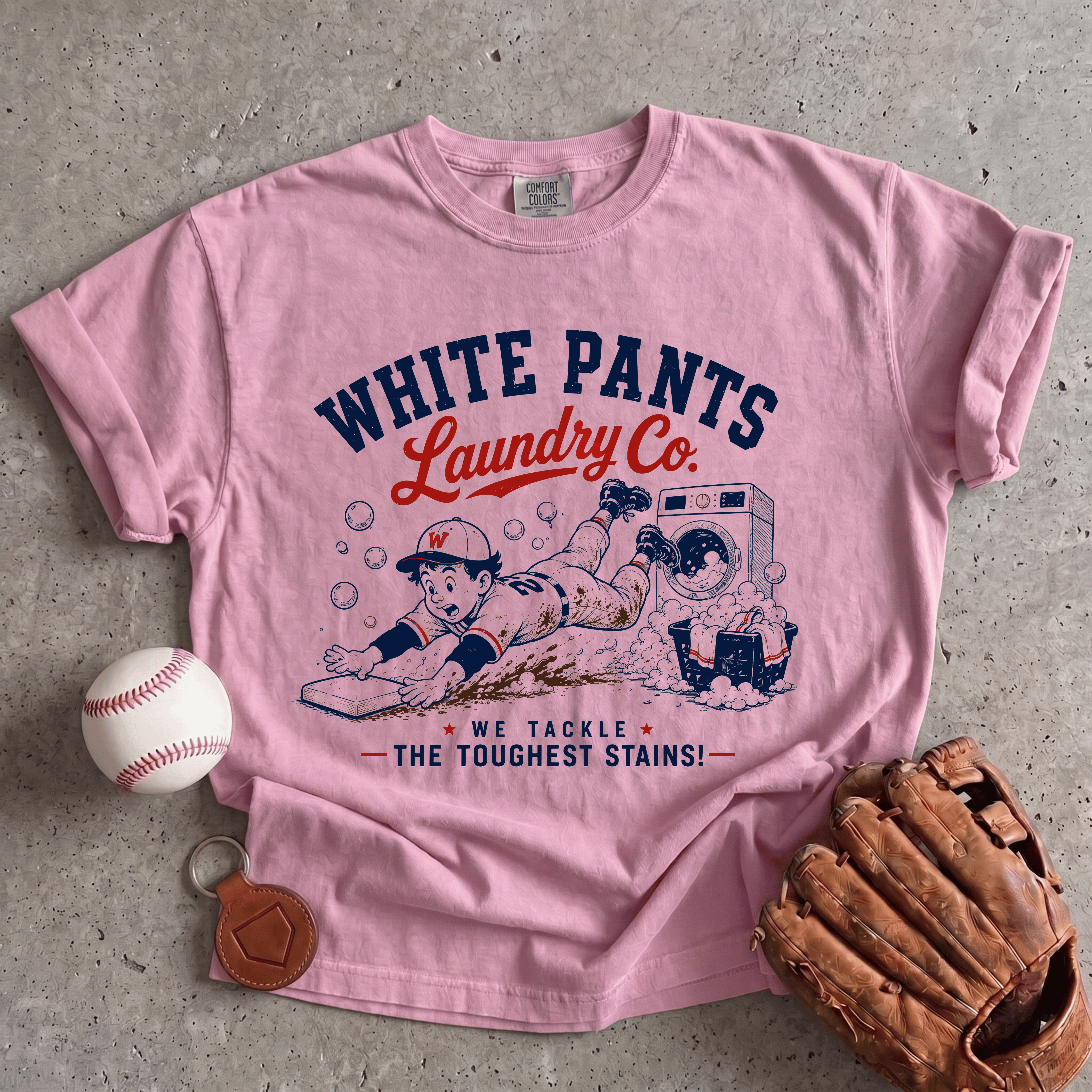 Collection of White Pants T-Shirt in a gallery layout