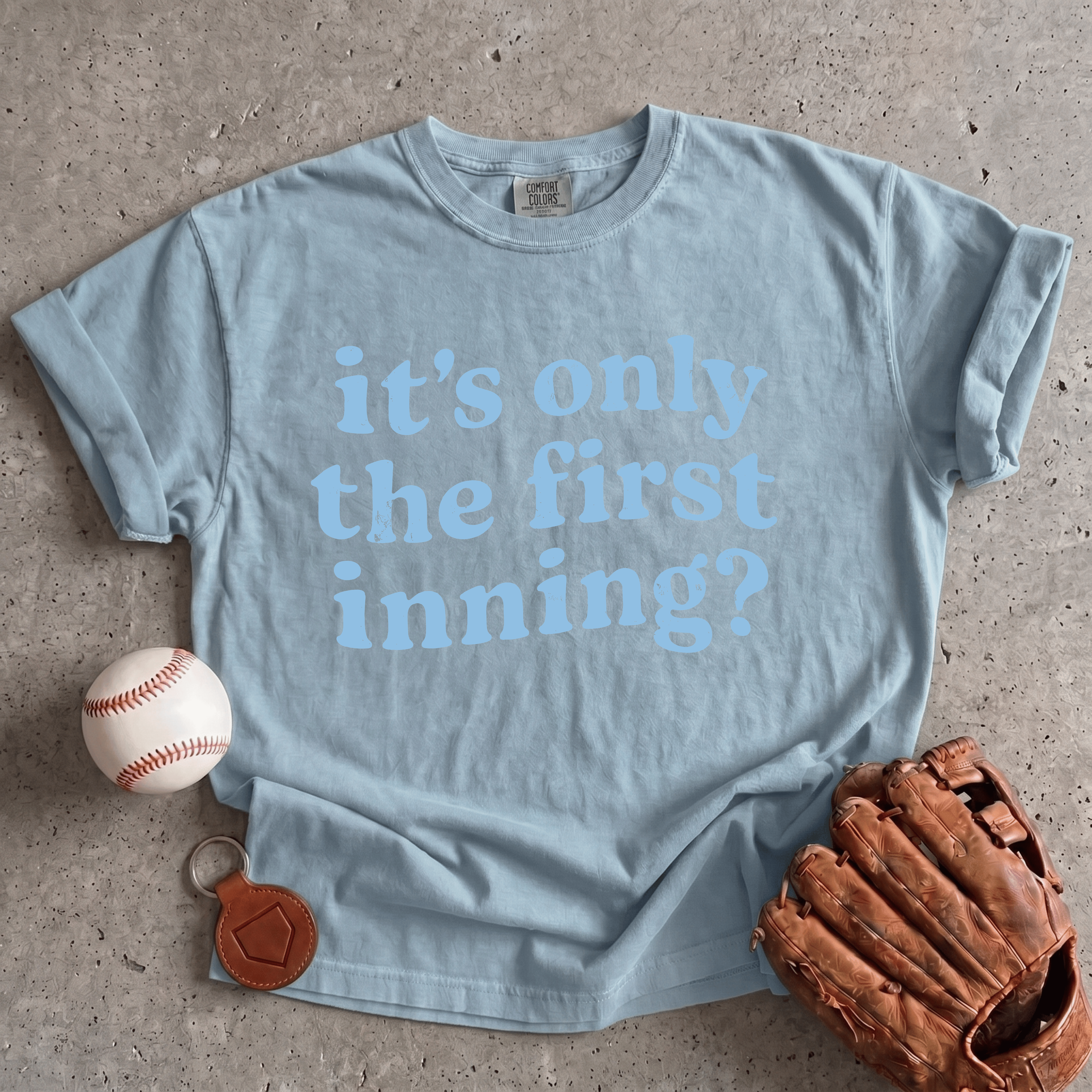 Collection of Its Only The First Inning T-Shirt in a gallery layout