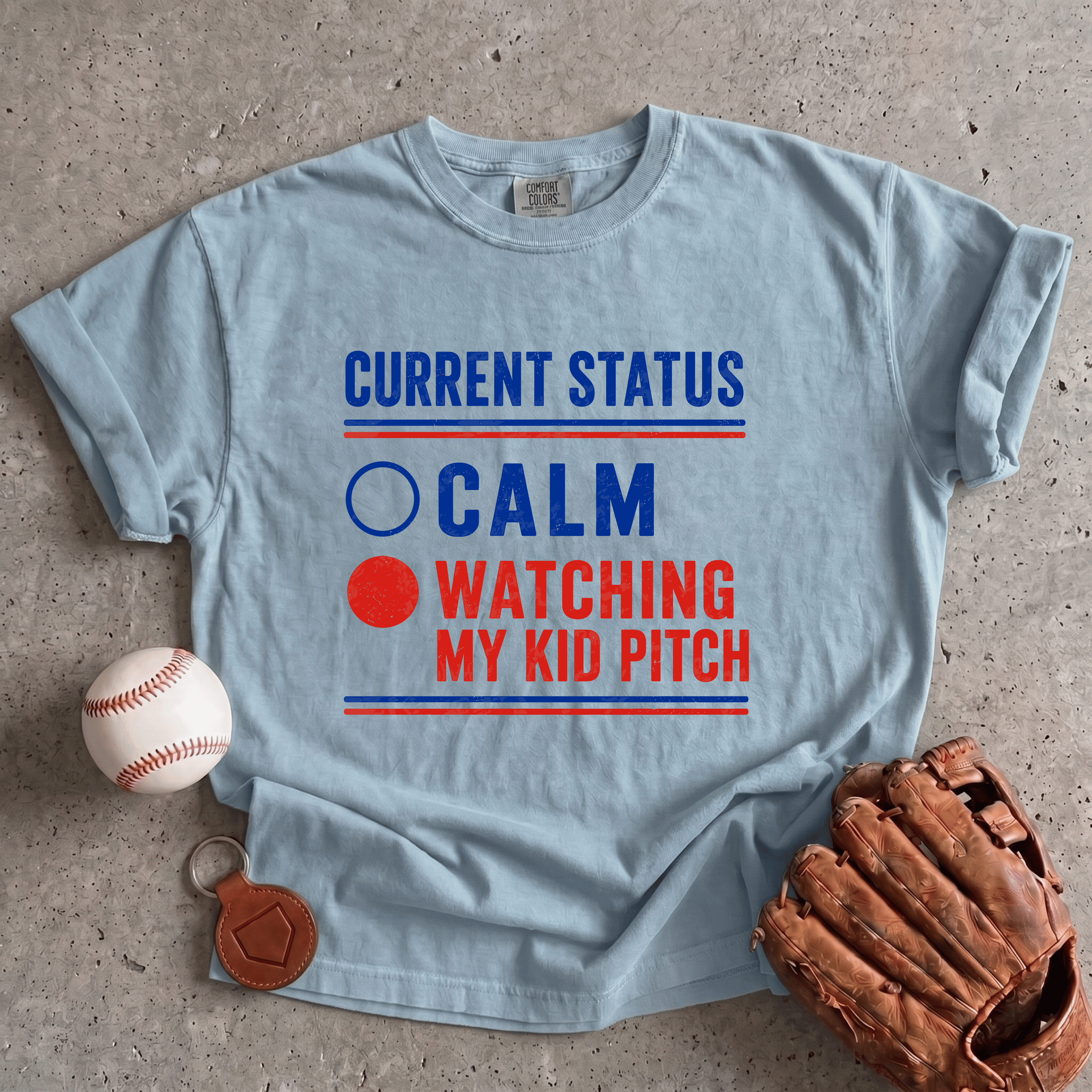 Collection of Watching My Kid Pitch T-Shirt in a gallery layout