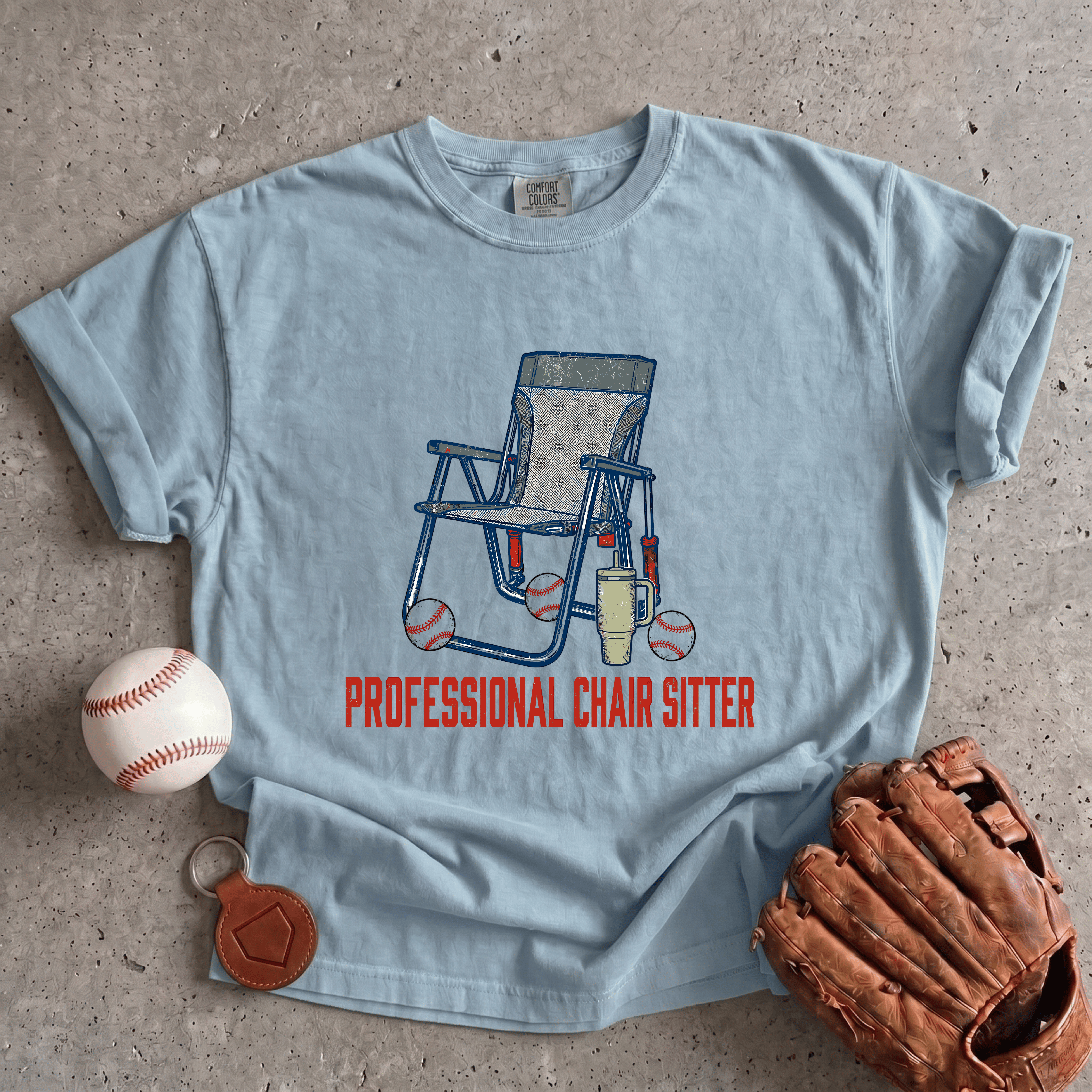 Collection of Professional Chair Sitter T-Shirt in a gallery layout
