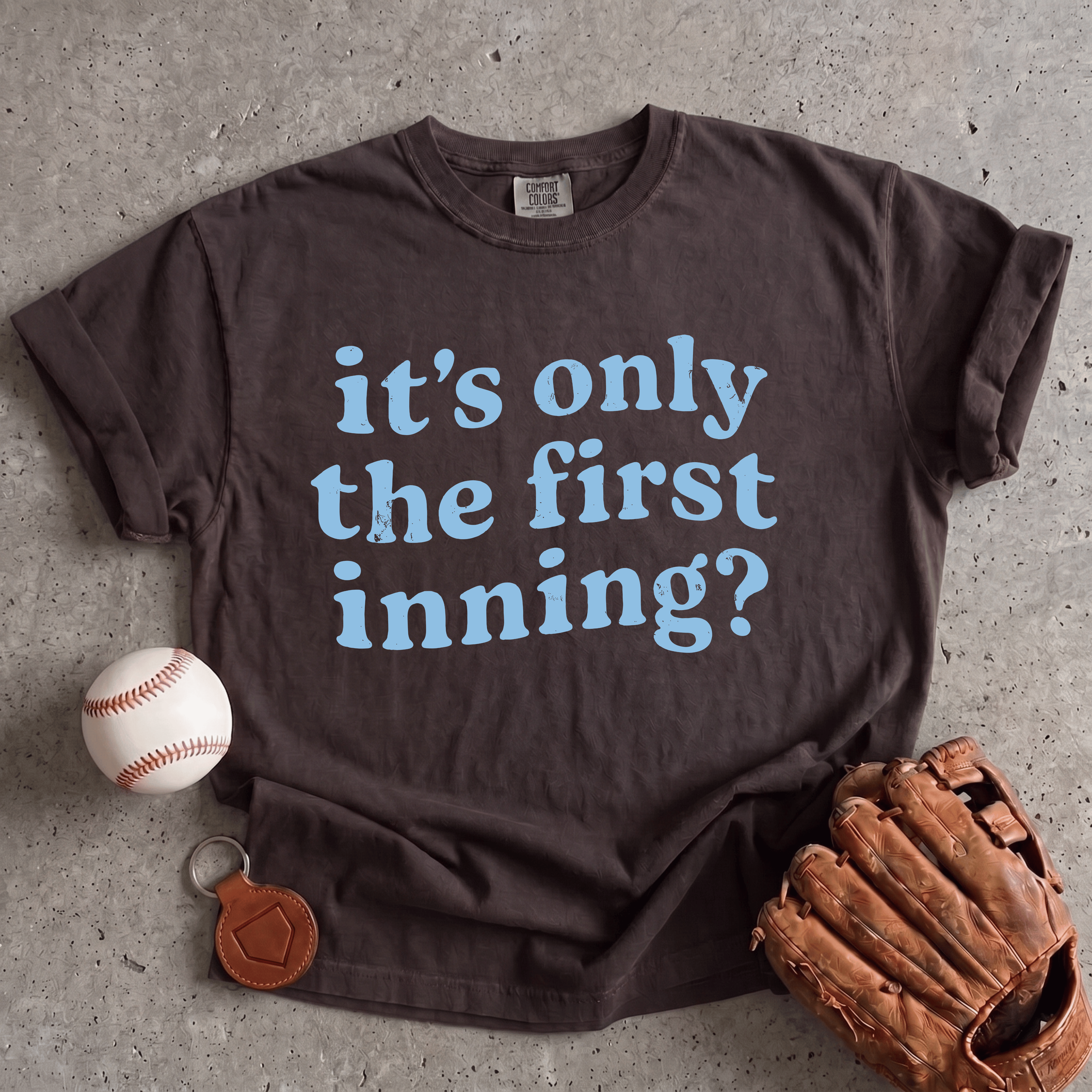 Collection of Its Only The First Inning T-Shirt in a gallery layout