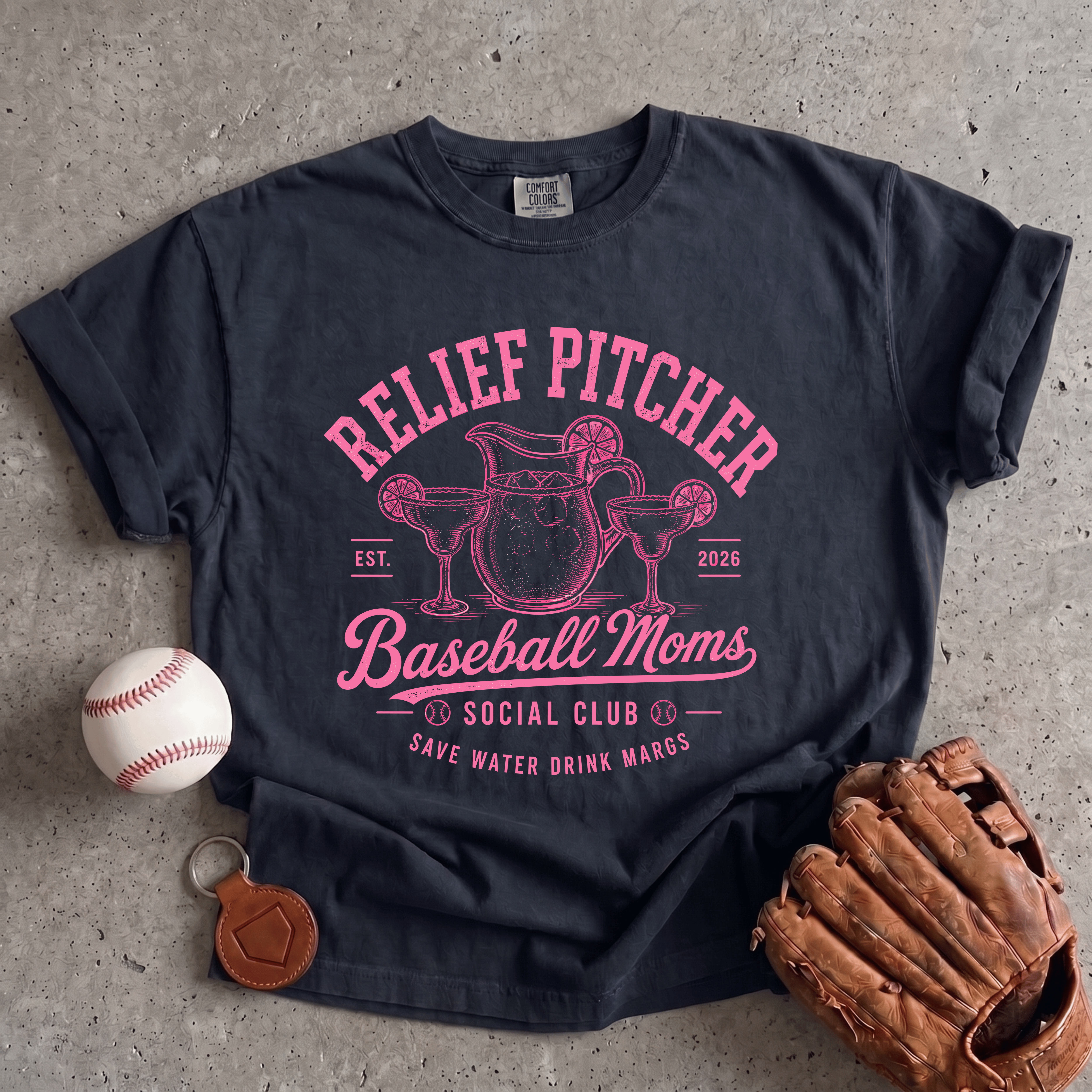 Collection of Relief Pitcher T-Shirt in a gallery layout