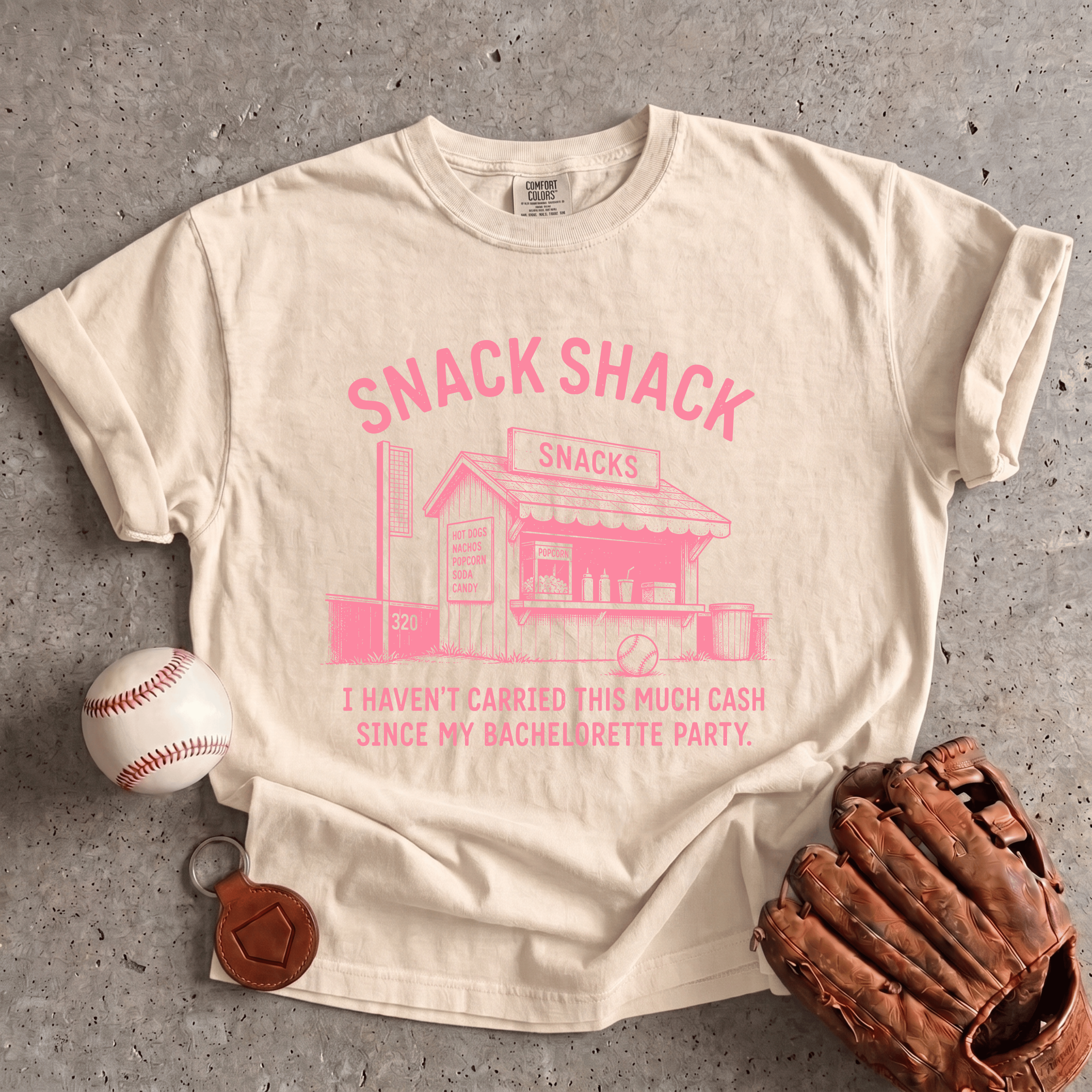 Collection of Bachelorette Snack Shack T-Shirt in a gallery layout