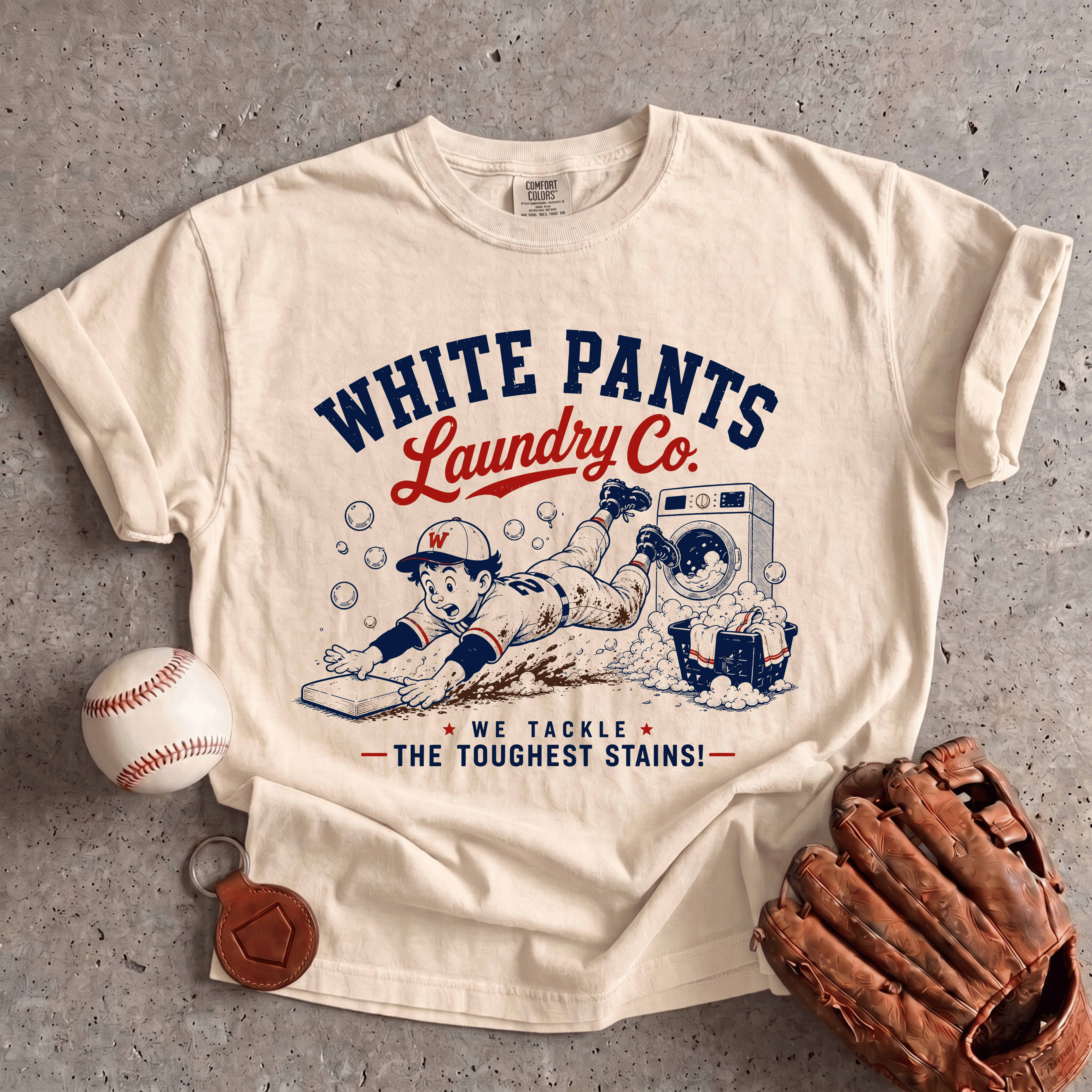 Collection of White Pants T-Shirt in a gallery layout