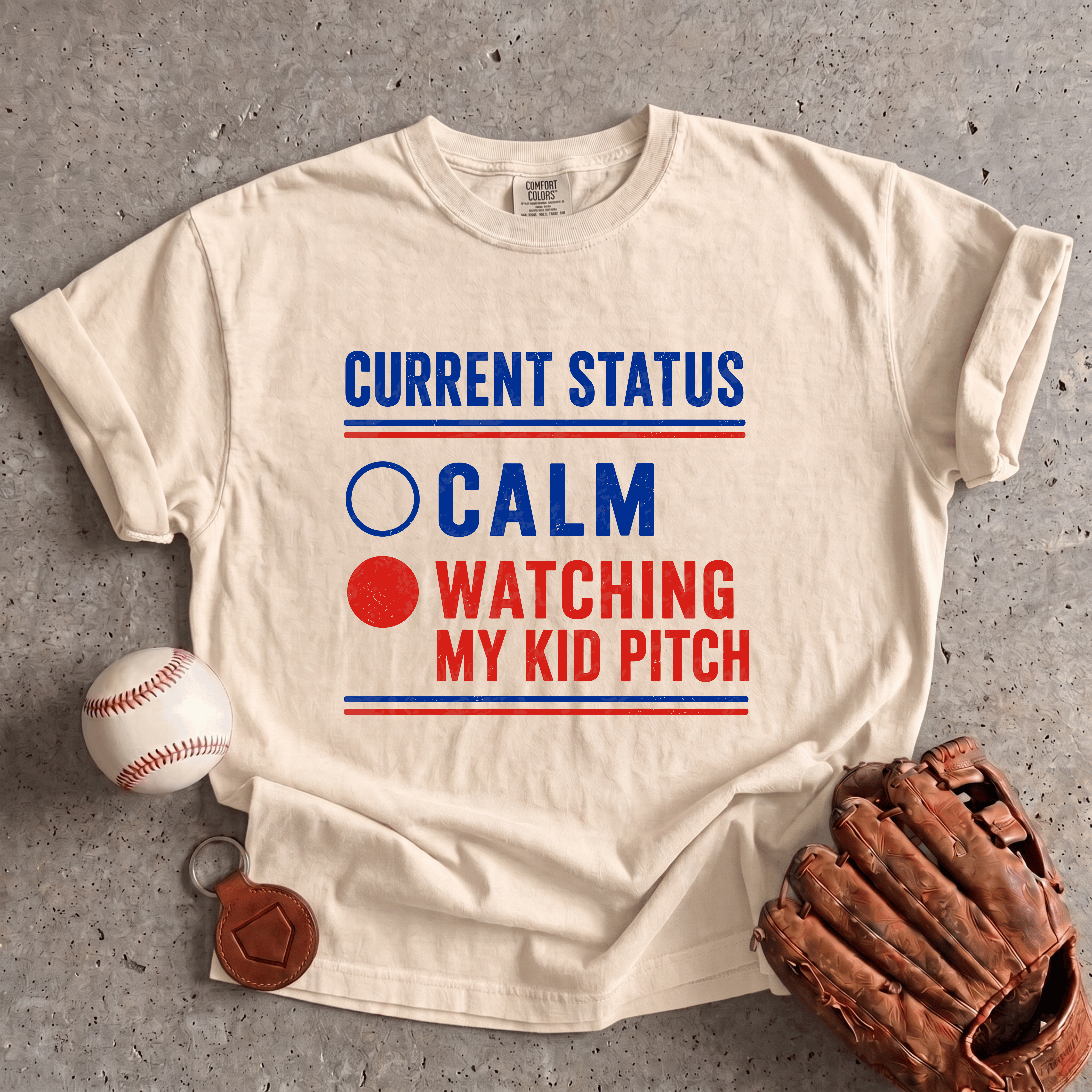 Collection of Watching My Kid Pitch T-Shirt in a gallery layout
