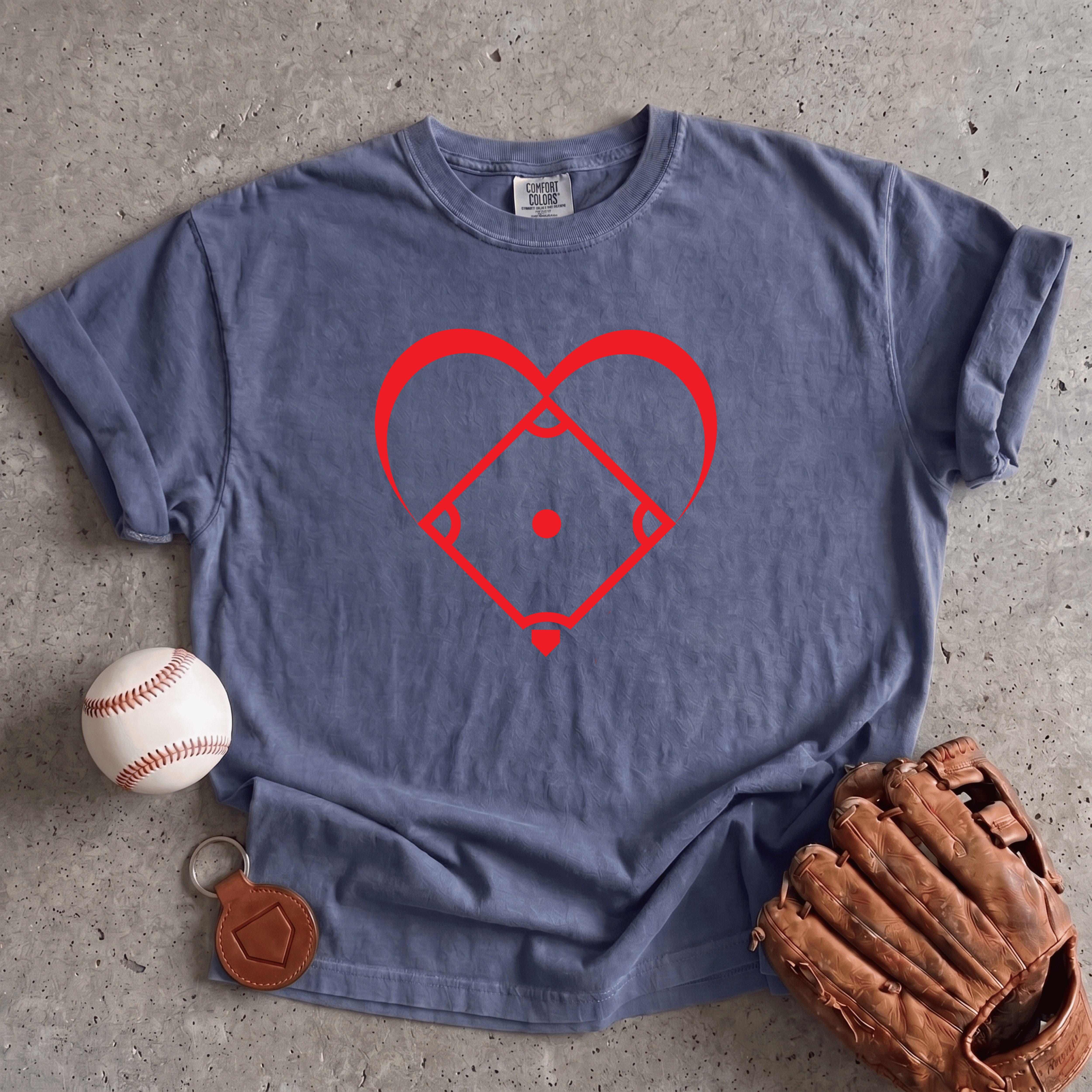 Collection of I Love Baseball T-Shirt in a gallery layout