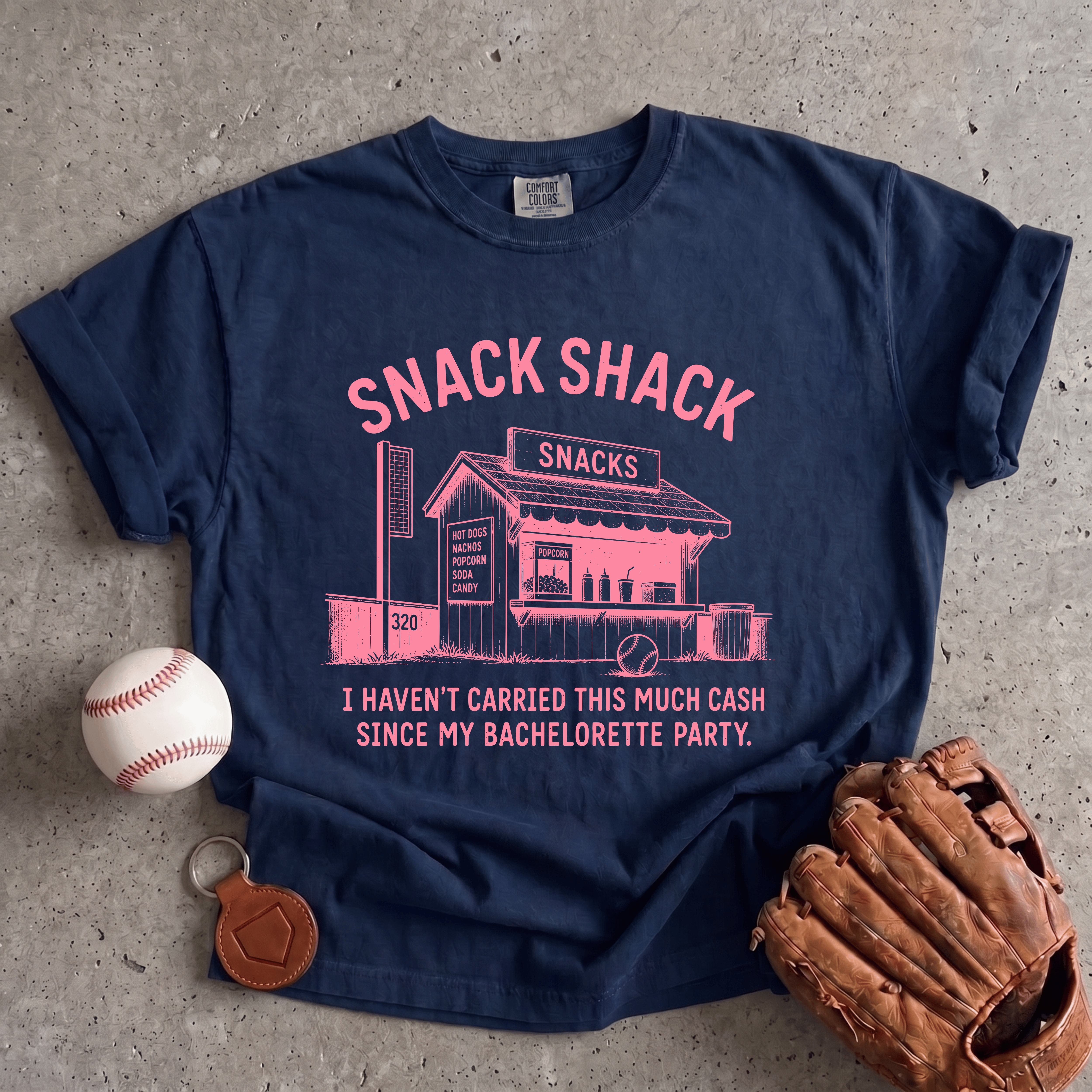 Collection of Bachelorette Snack Shack T-Shirt in a gallery layout