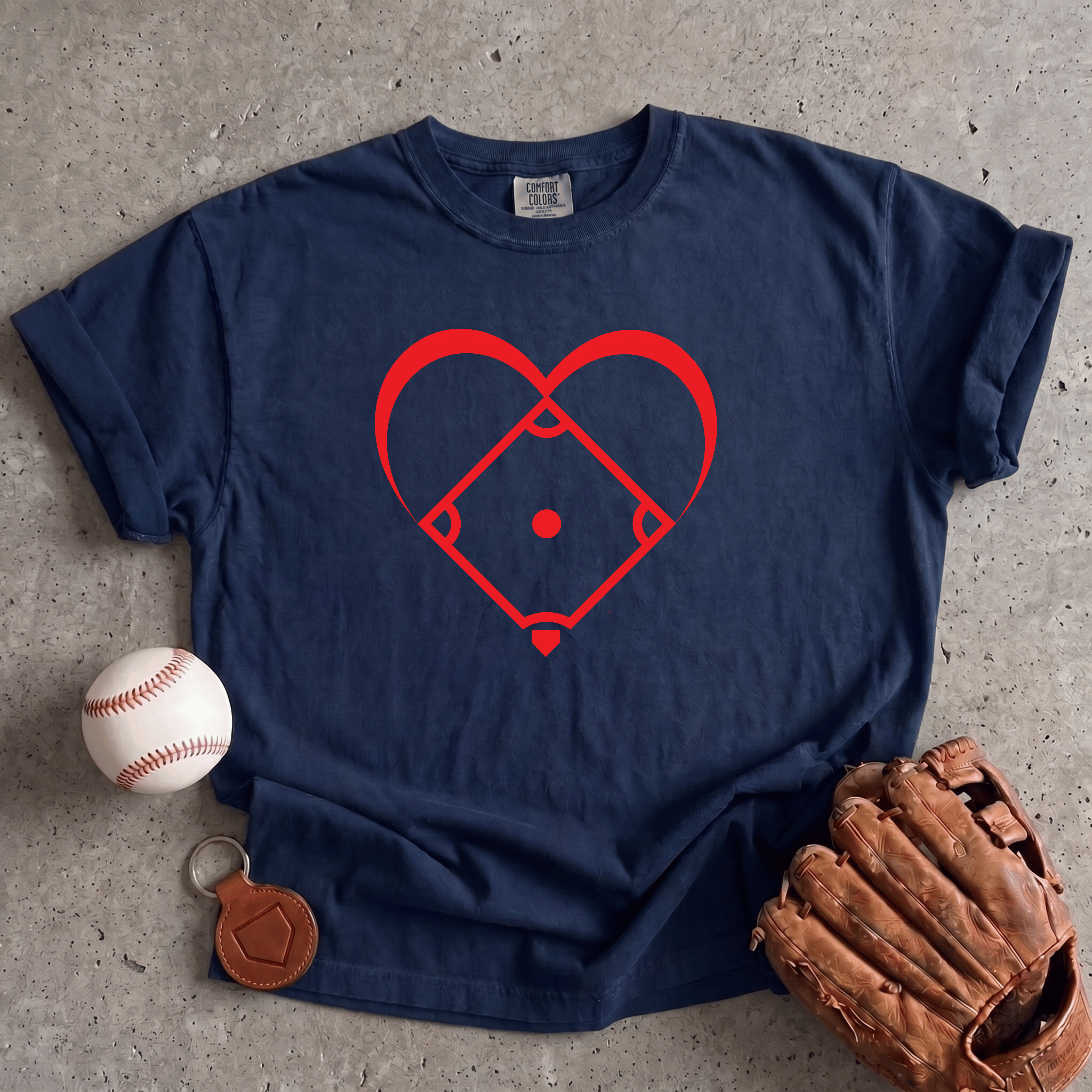 Collection of I Love Baseball T-Shirt in a gallery layout