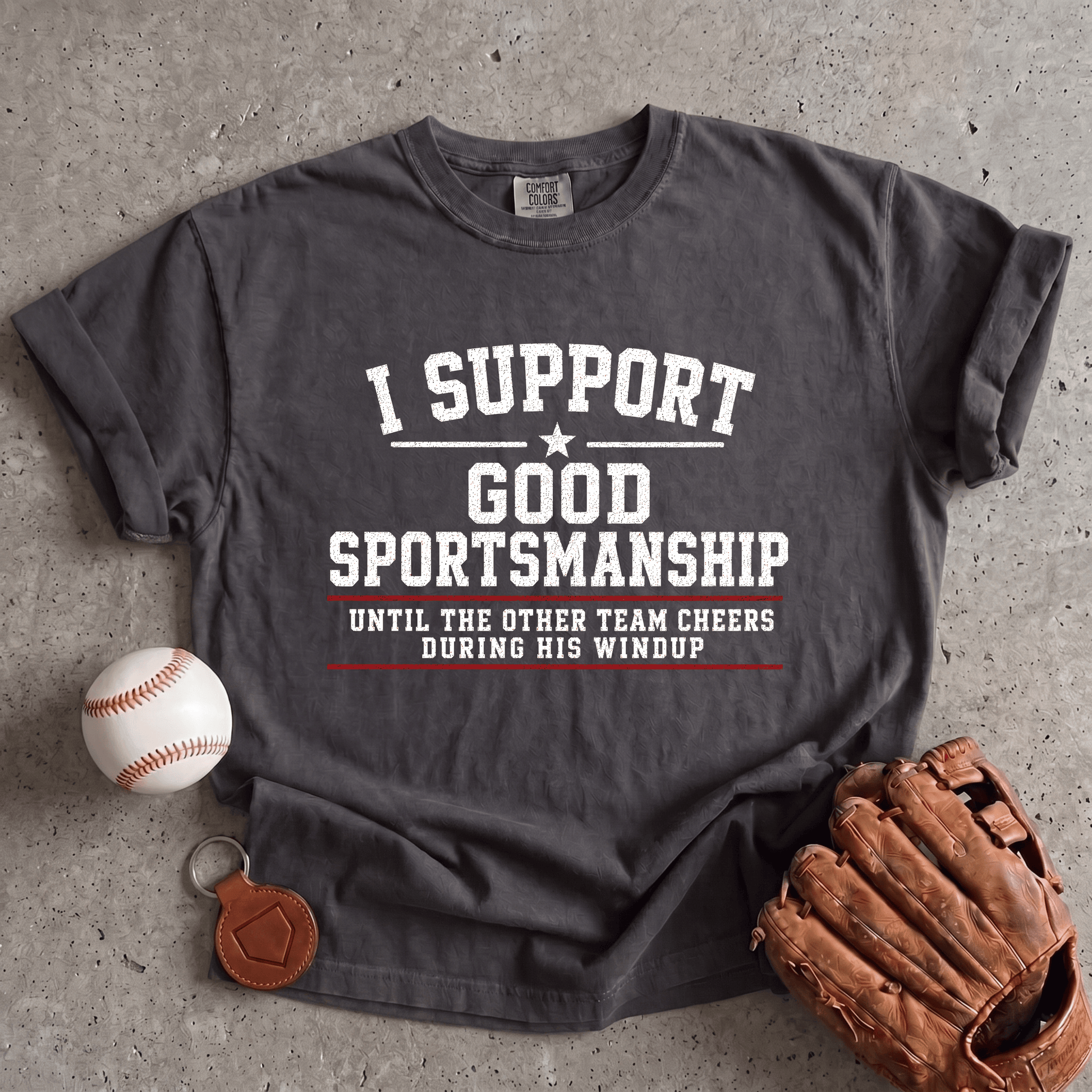 Good Sportsmanship Pitching T-Shirt
