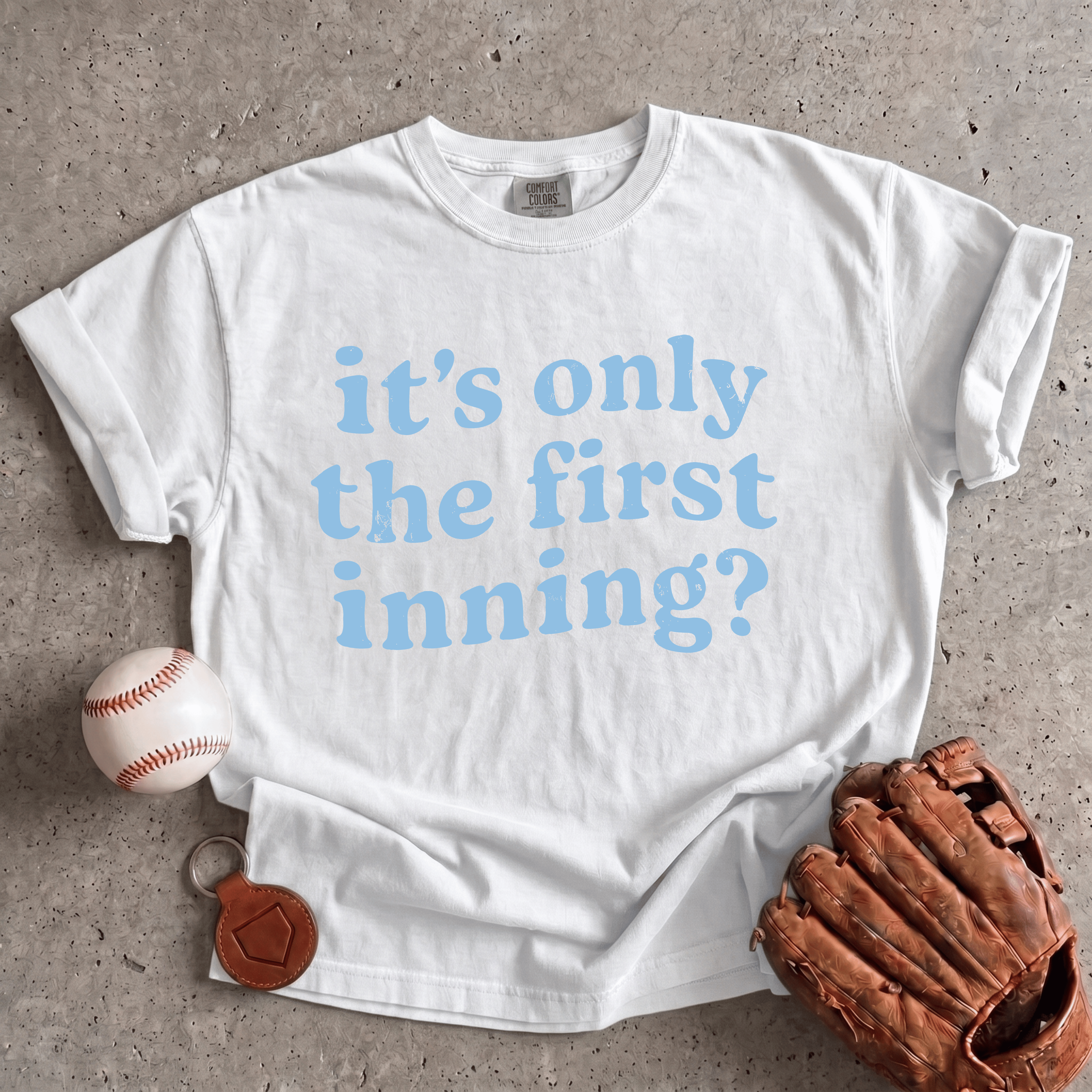 Collection of Its Only The First Inning T-Shirt in a gallery layout