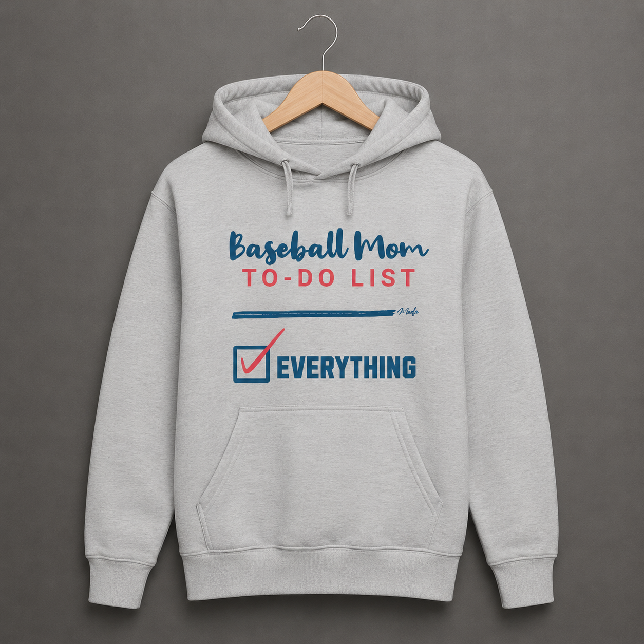 Collection of Baseball Mom To Do List Hoodie in a gallery layout
