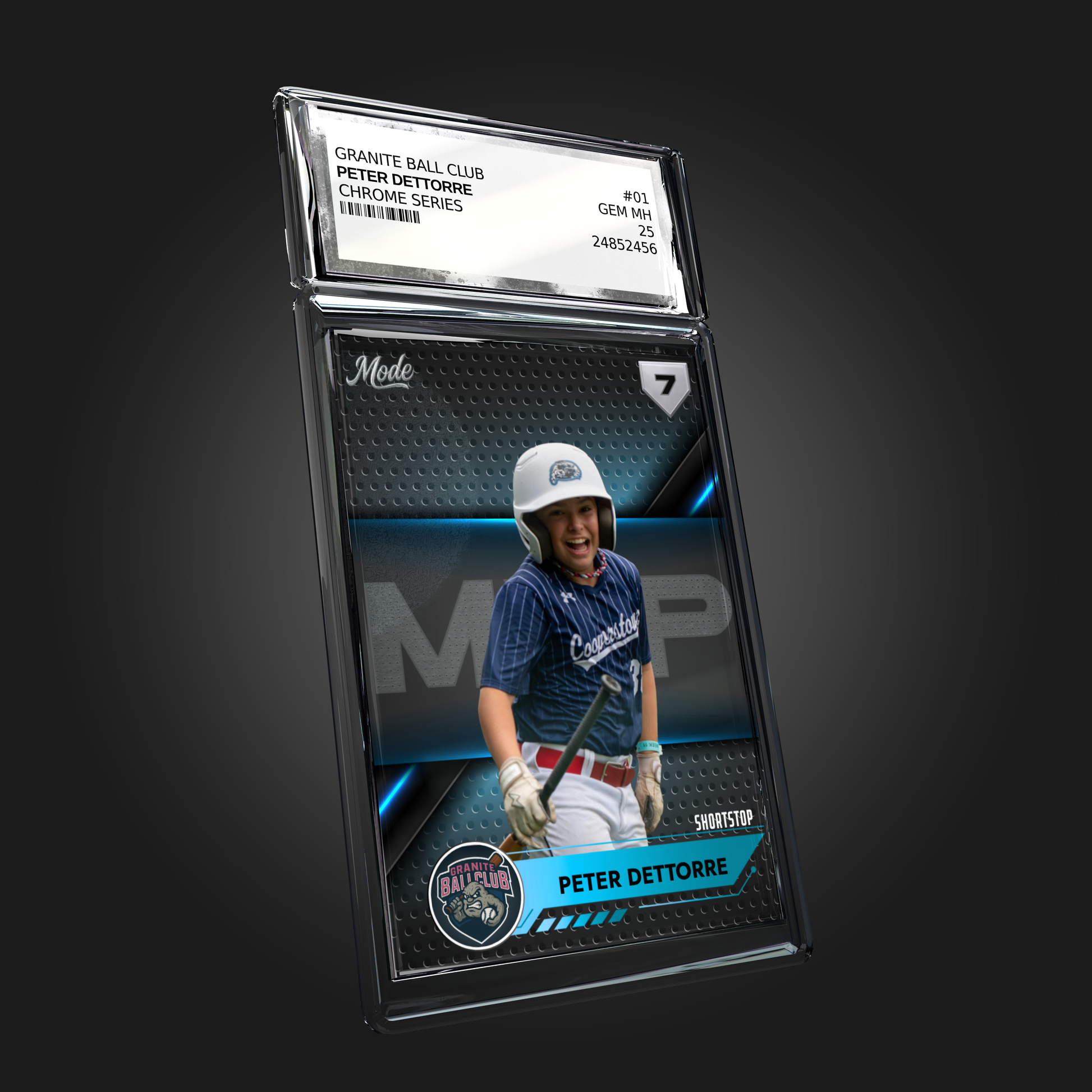 Custom Metal Sports Card - MVP Edition