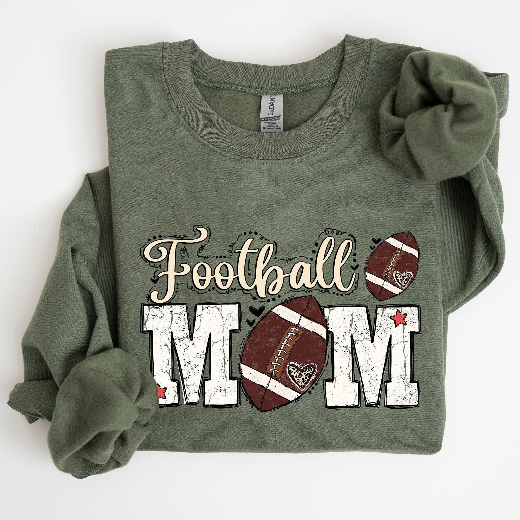 Collection of Football Mom Sweatshirt in a gallery layout