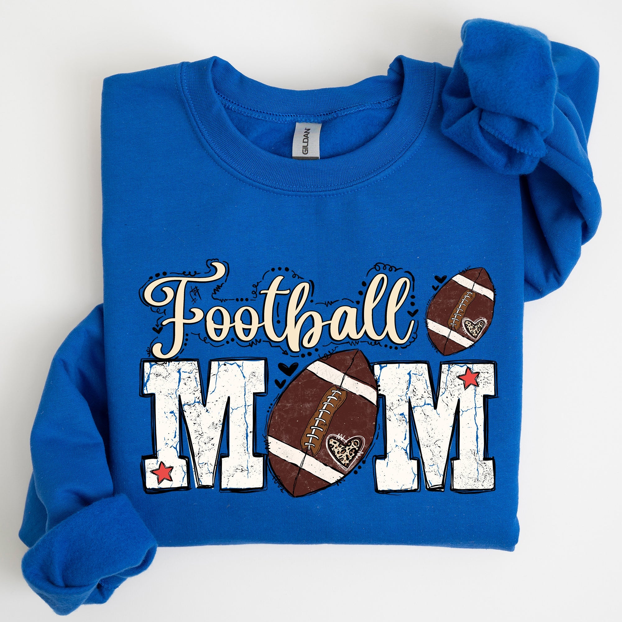 Collection of Football Mom Sweatshirt in a gallery layout