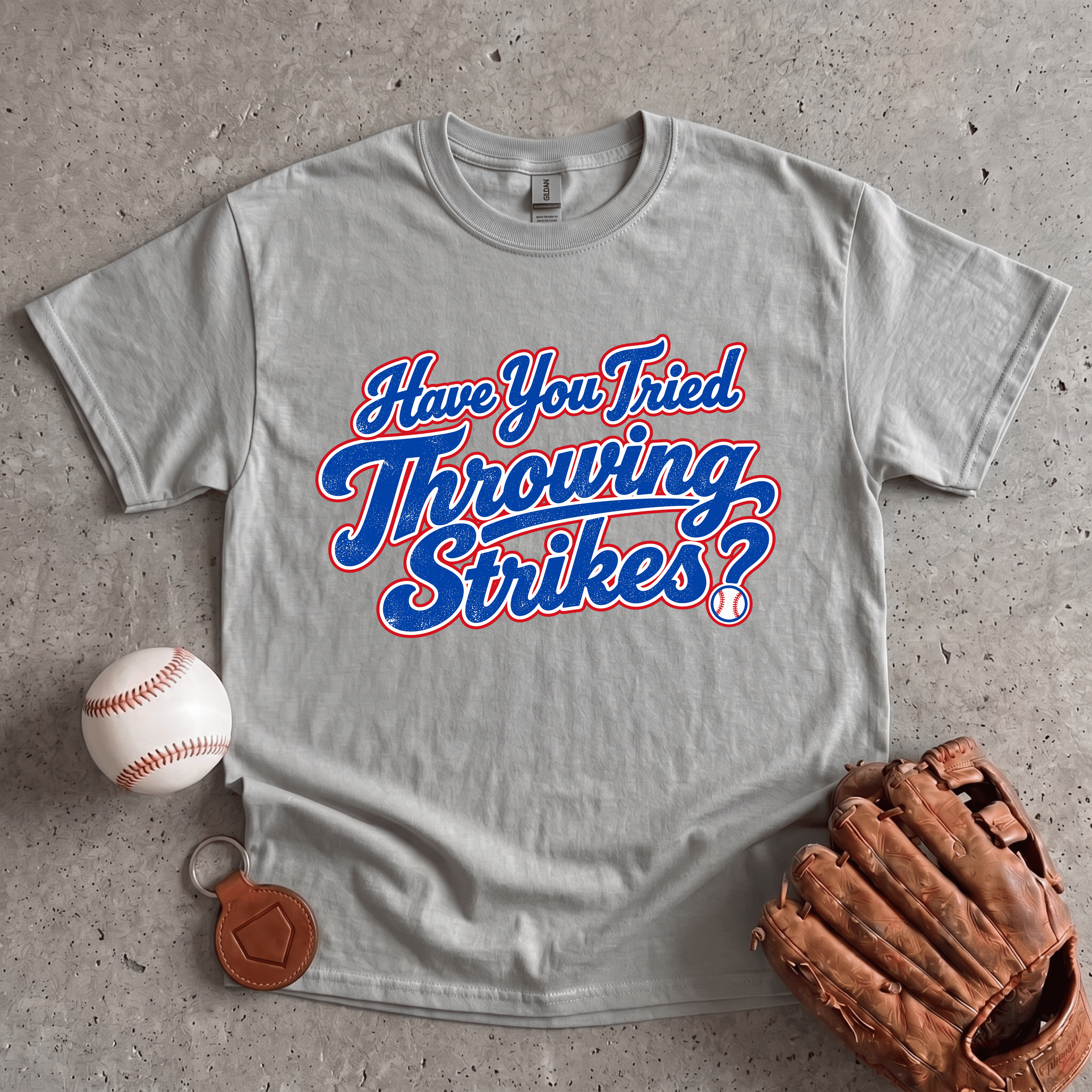 Collection of Tried Throwing Strikes T-Shirt in a gallery layout