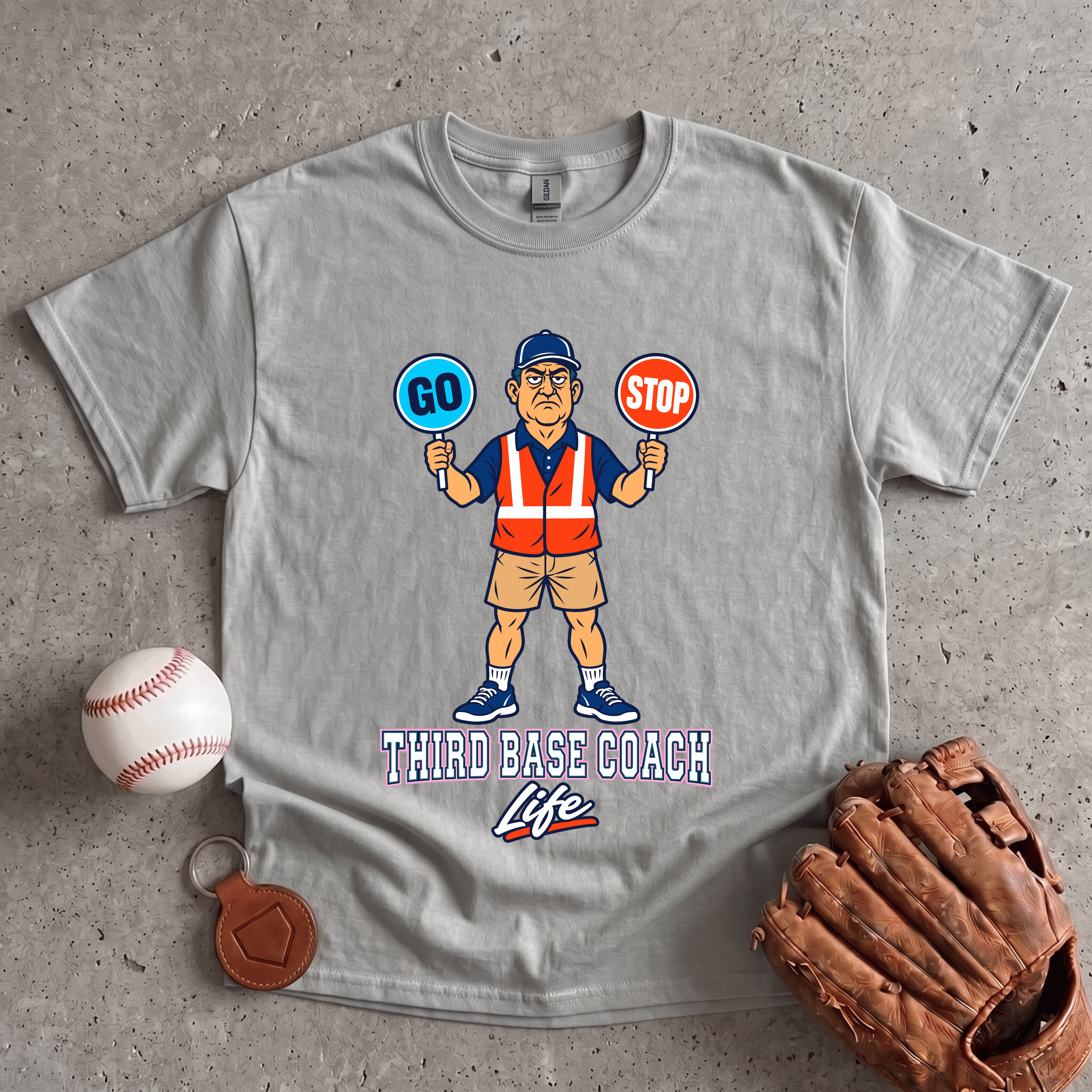 Collection of Third Base Coach T-Shirt in a gallery layout