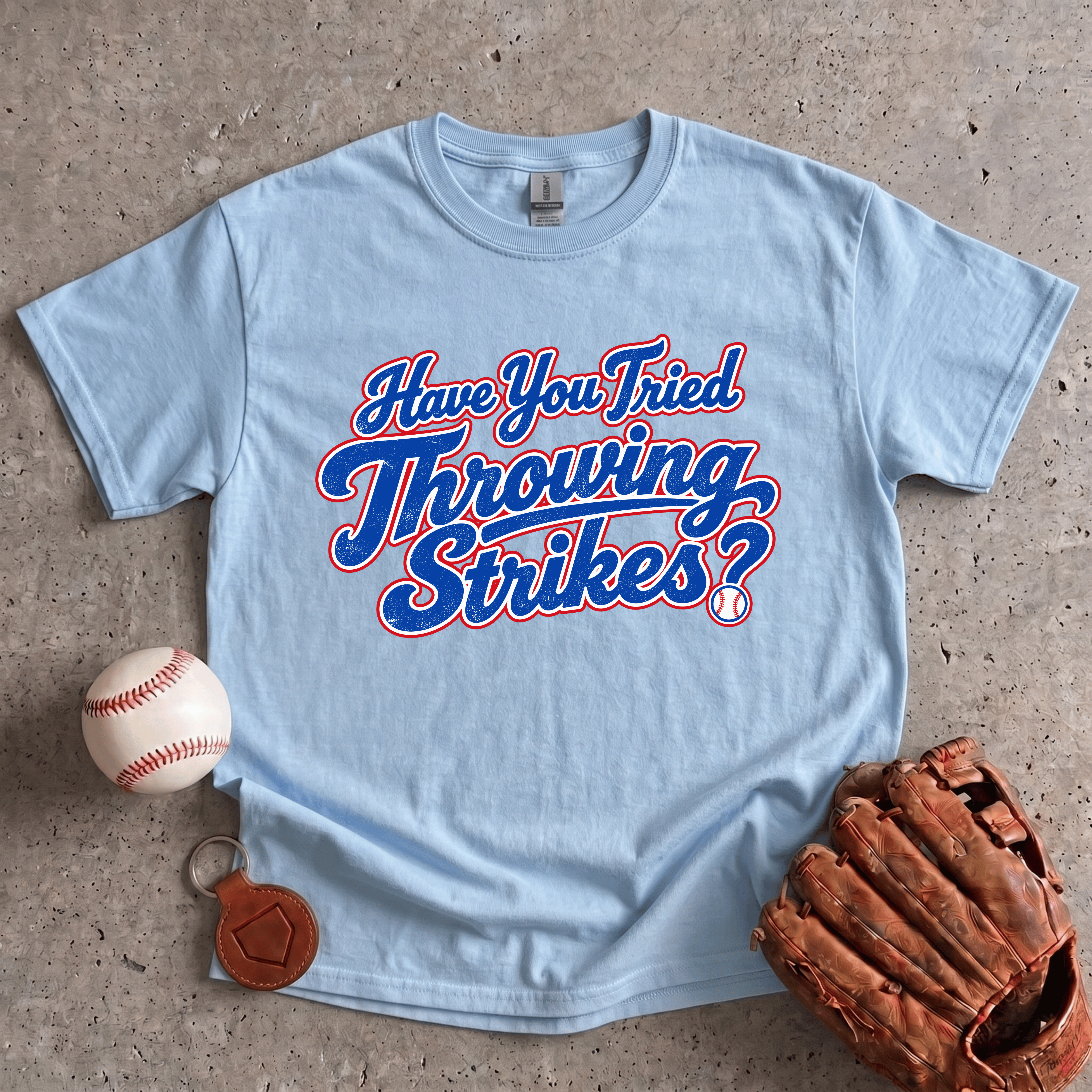 Collection of Tried Throwing Strikes T-Shirt in a gallery layout