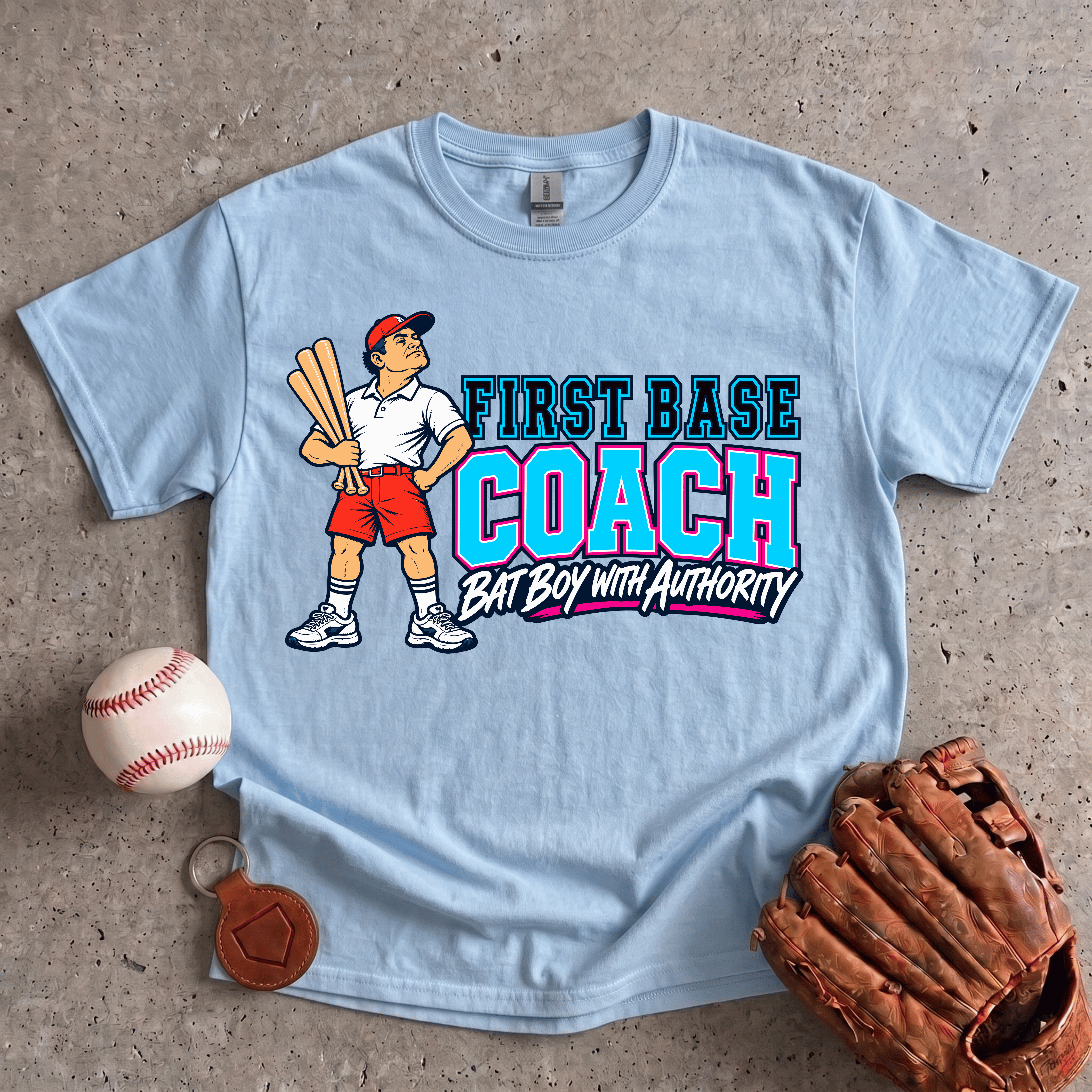 Collection of First Base Coach Life T-Shirt in a gallery layout