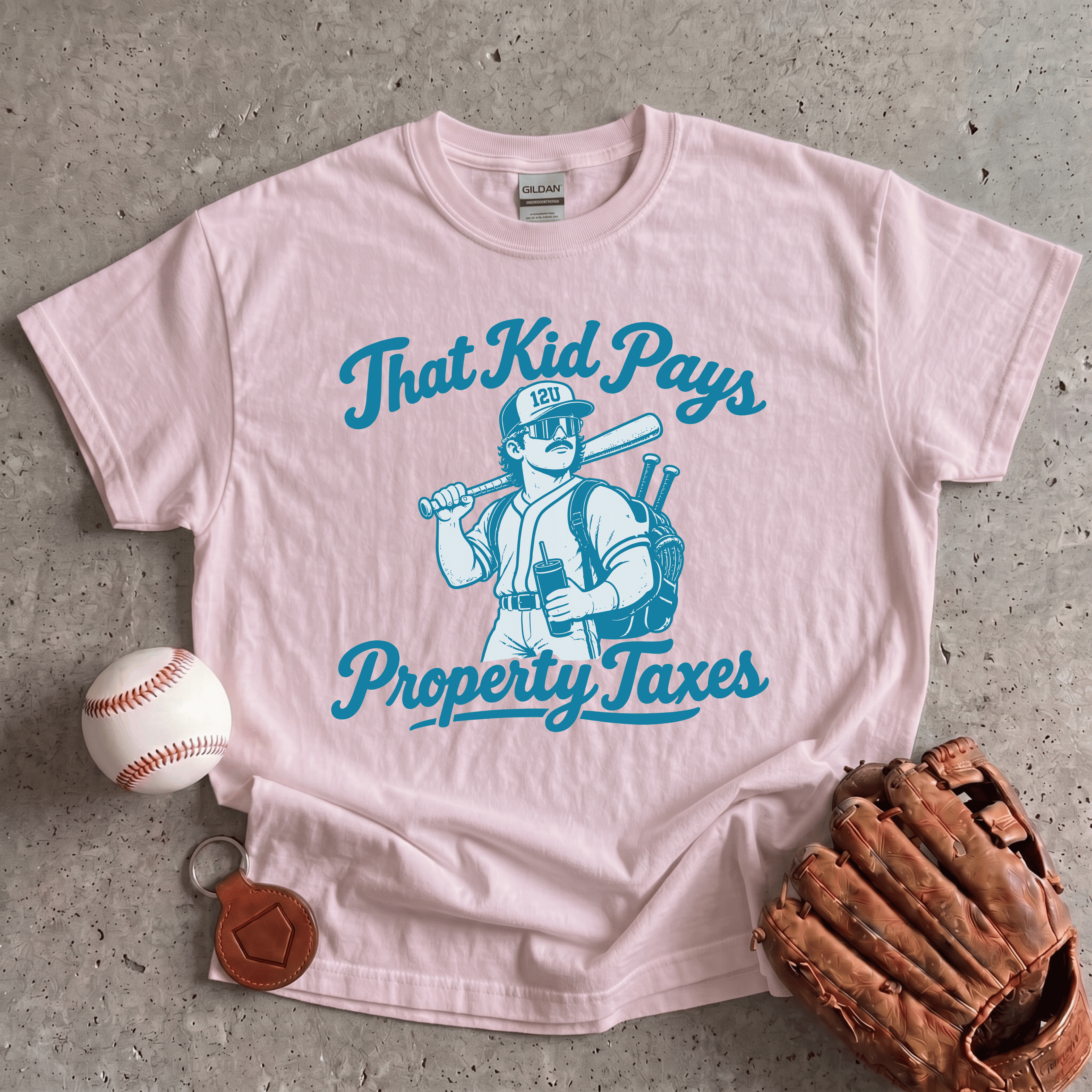Collection of Kid Pays Property Taxes T-Shirt in a gallery layout