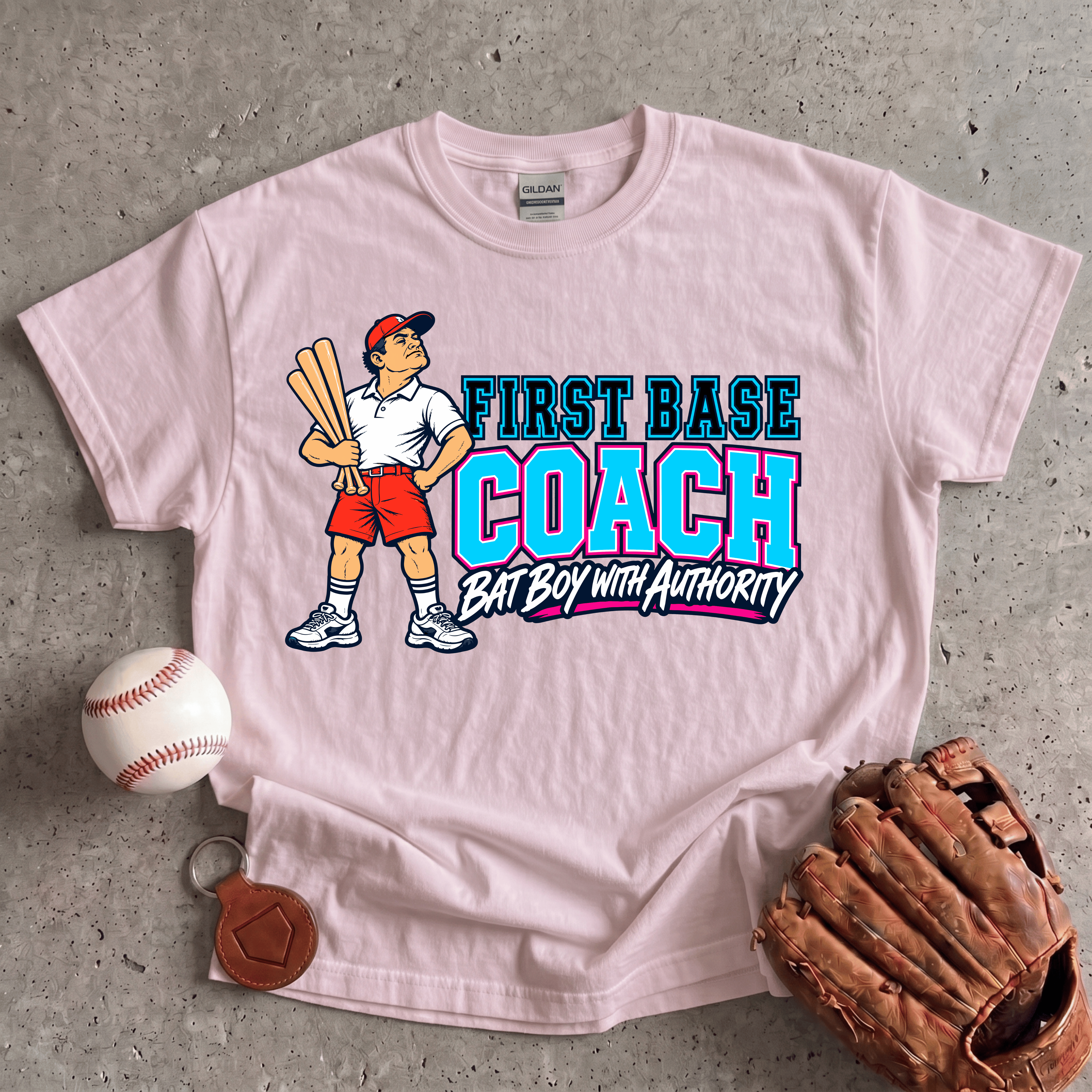 Collection of First Base Coach Life T-Shirt in a gallery layout