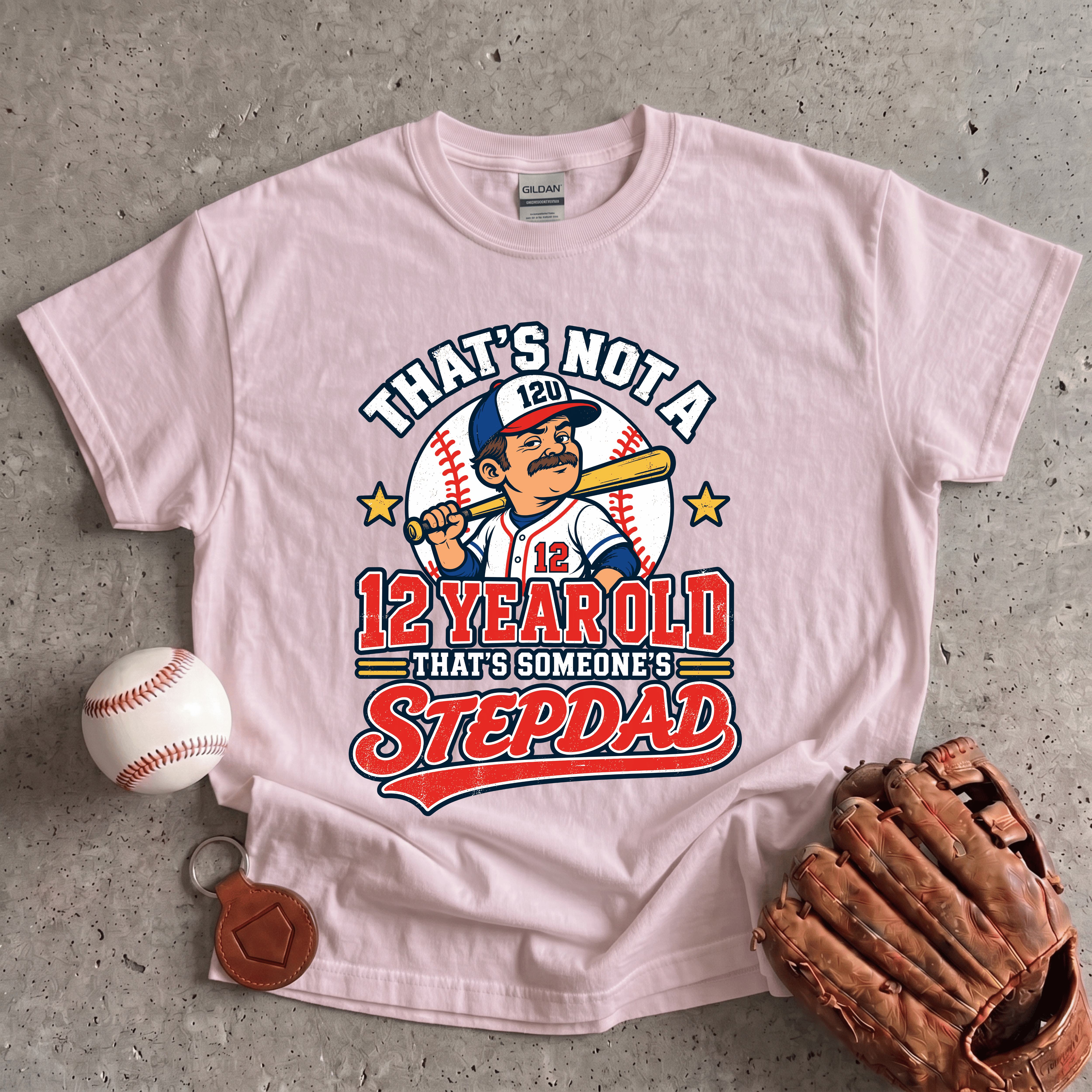 Collection of Somebody's Stepdad T-Shirt in a gallery layout