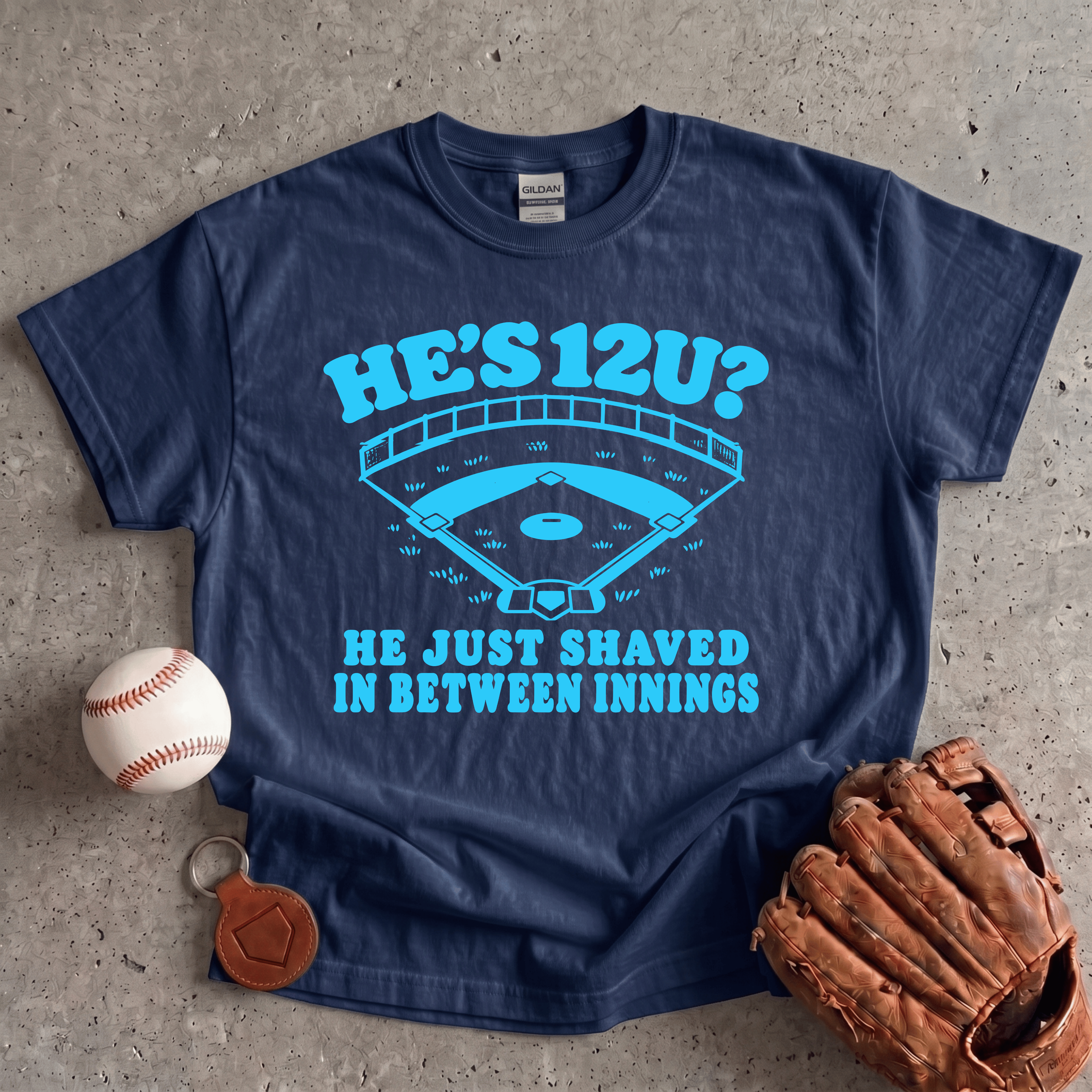 Collection of 12U He Just Shaved T-Shirt in a gallery layout