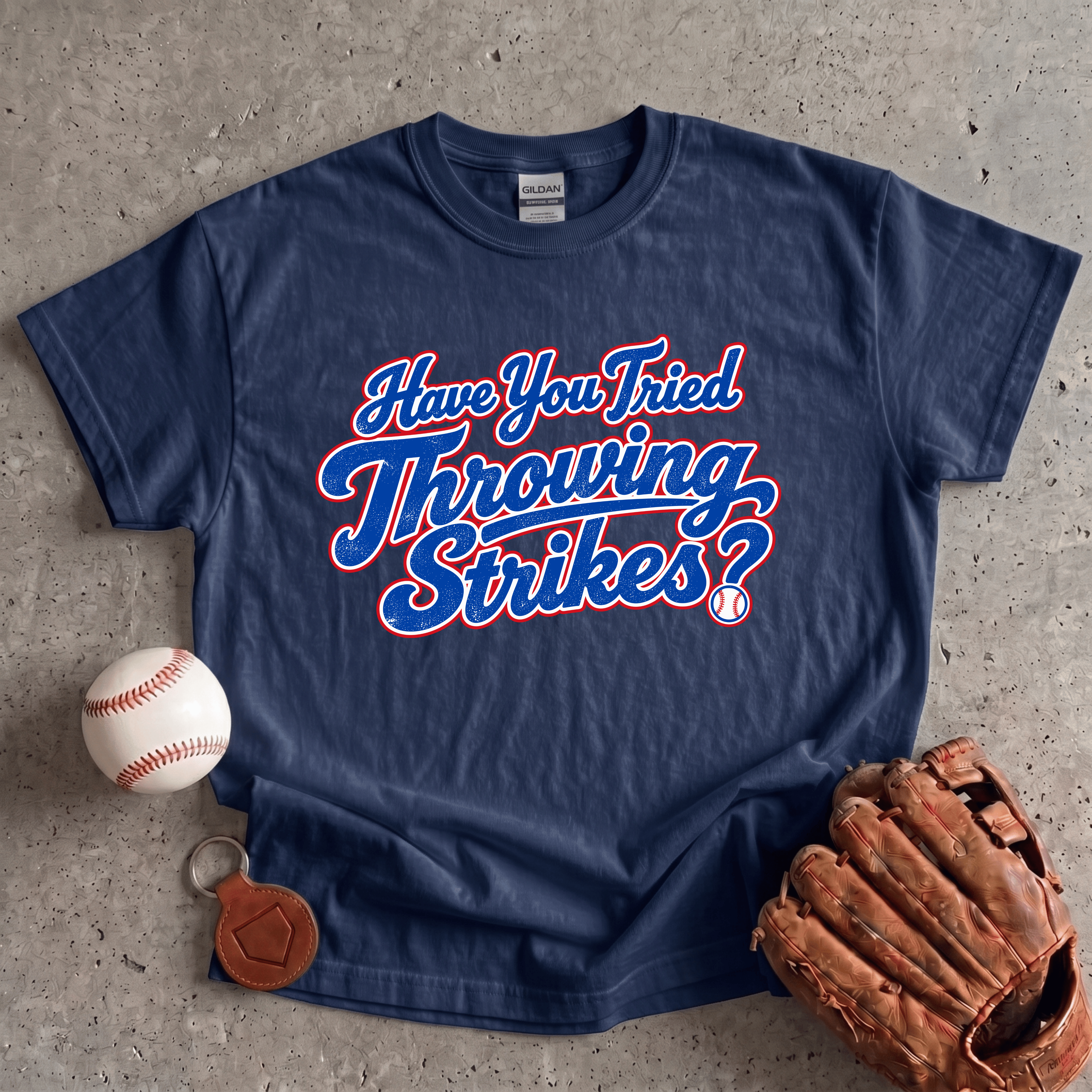 Collection of Tried Throwing Strikes T-Shirt in a gallery layout