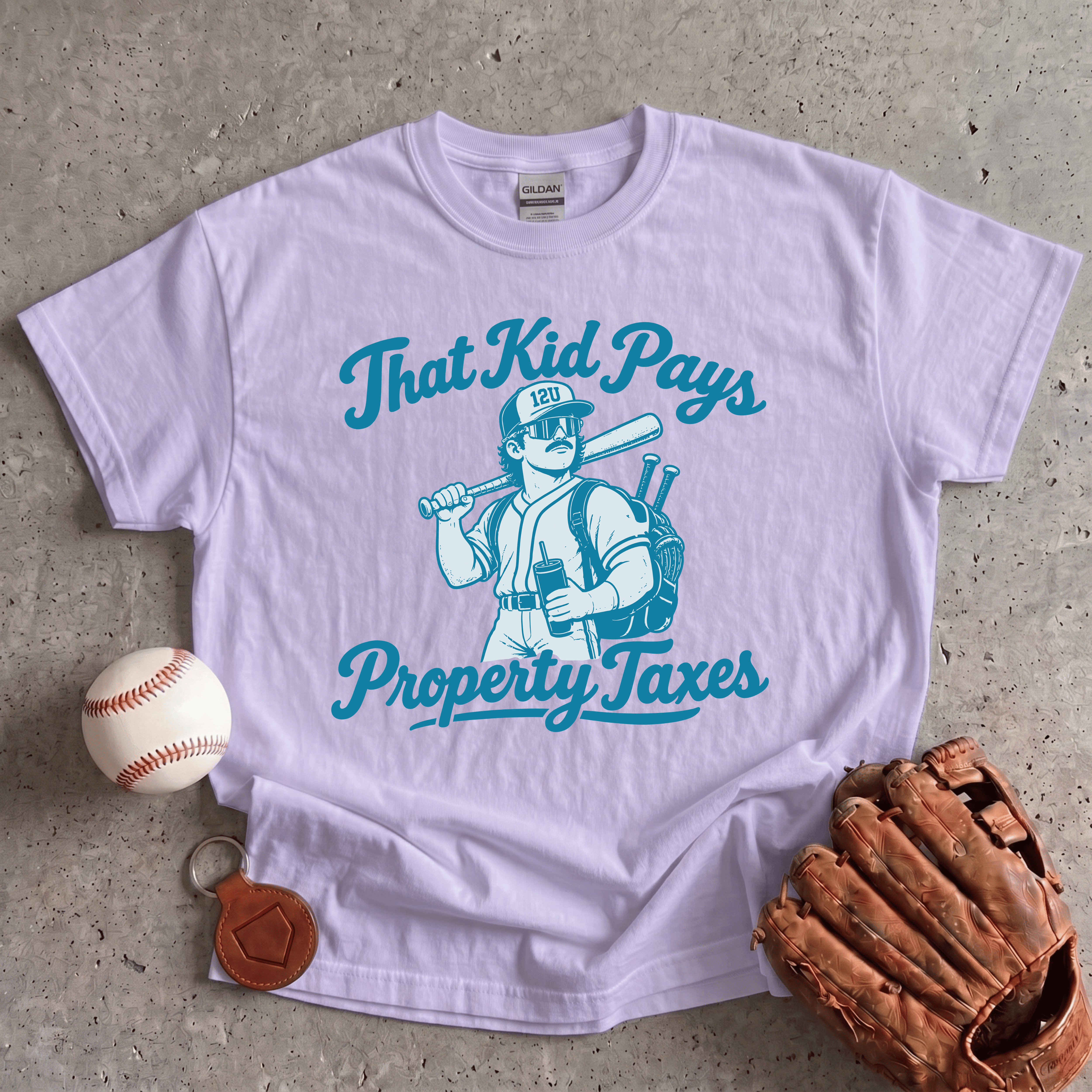Collection of Kid Pays Property Taxes T-Shirt in a gallery layout