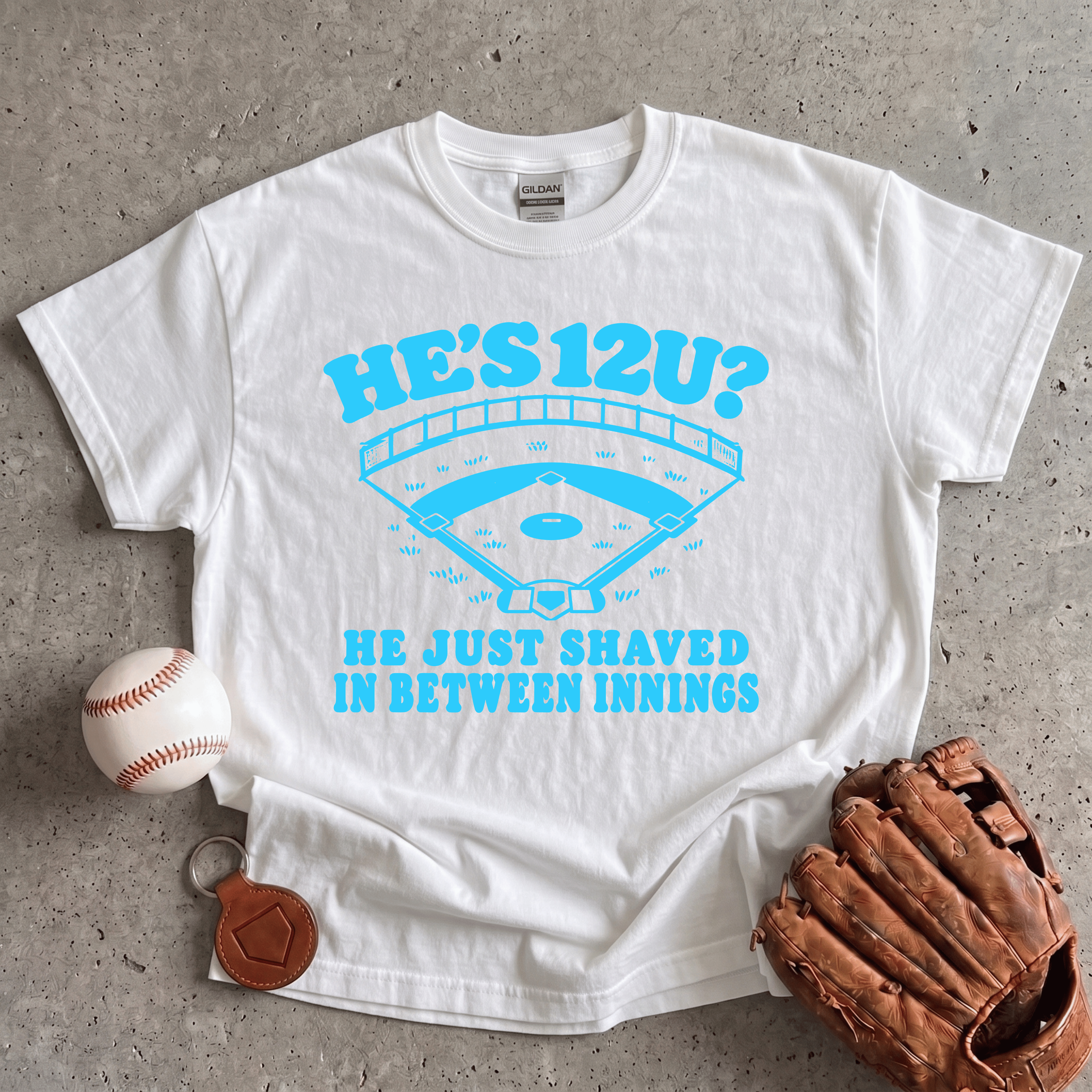 Collection of 12U He Just Shaved T-Shirt in a gallery layout