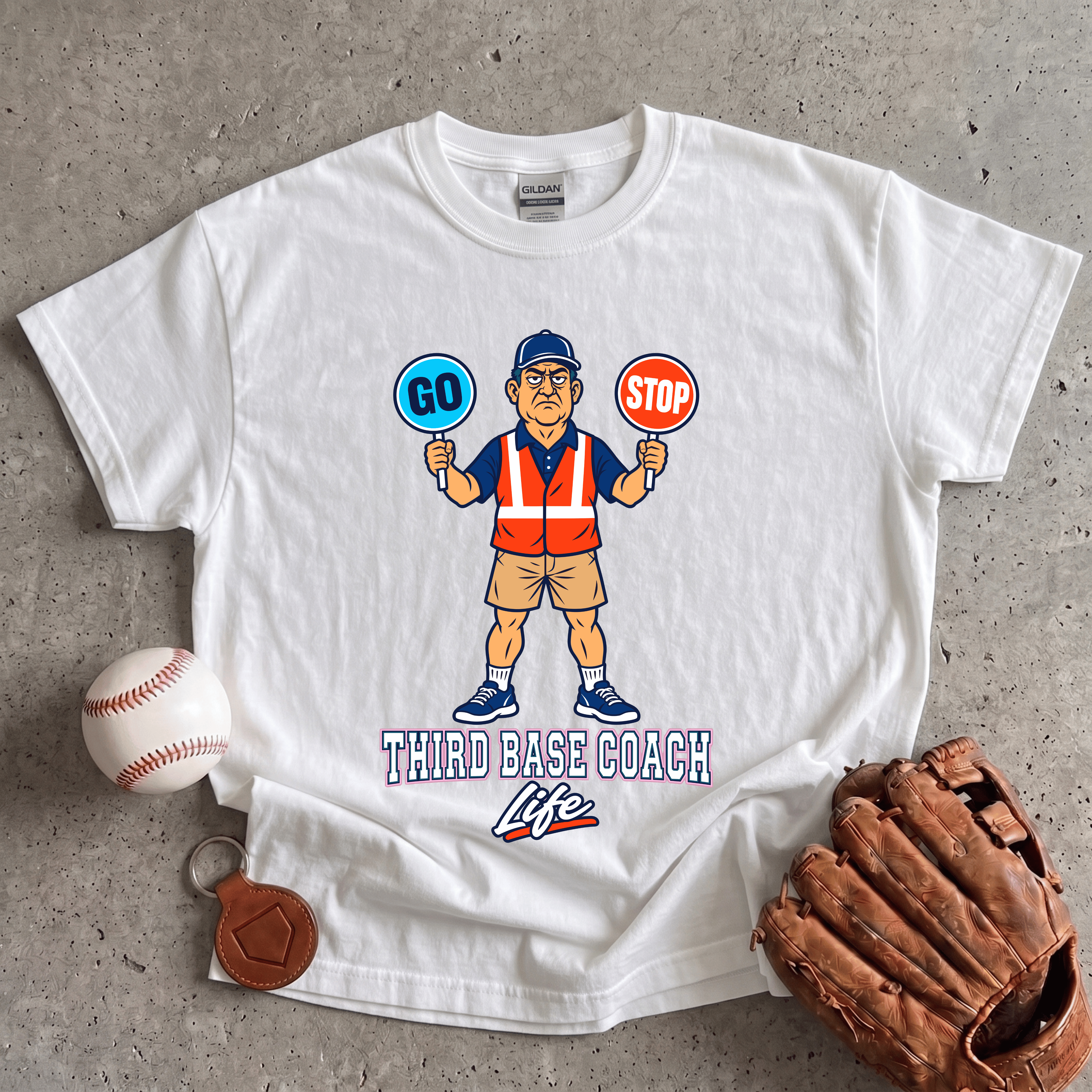 Collection of Third Base Coach T-Shirt in a gallery layout
