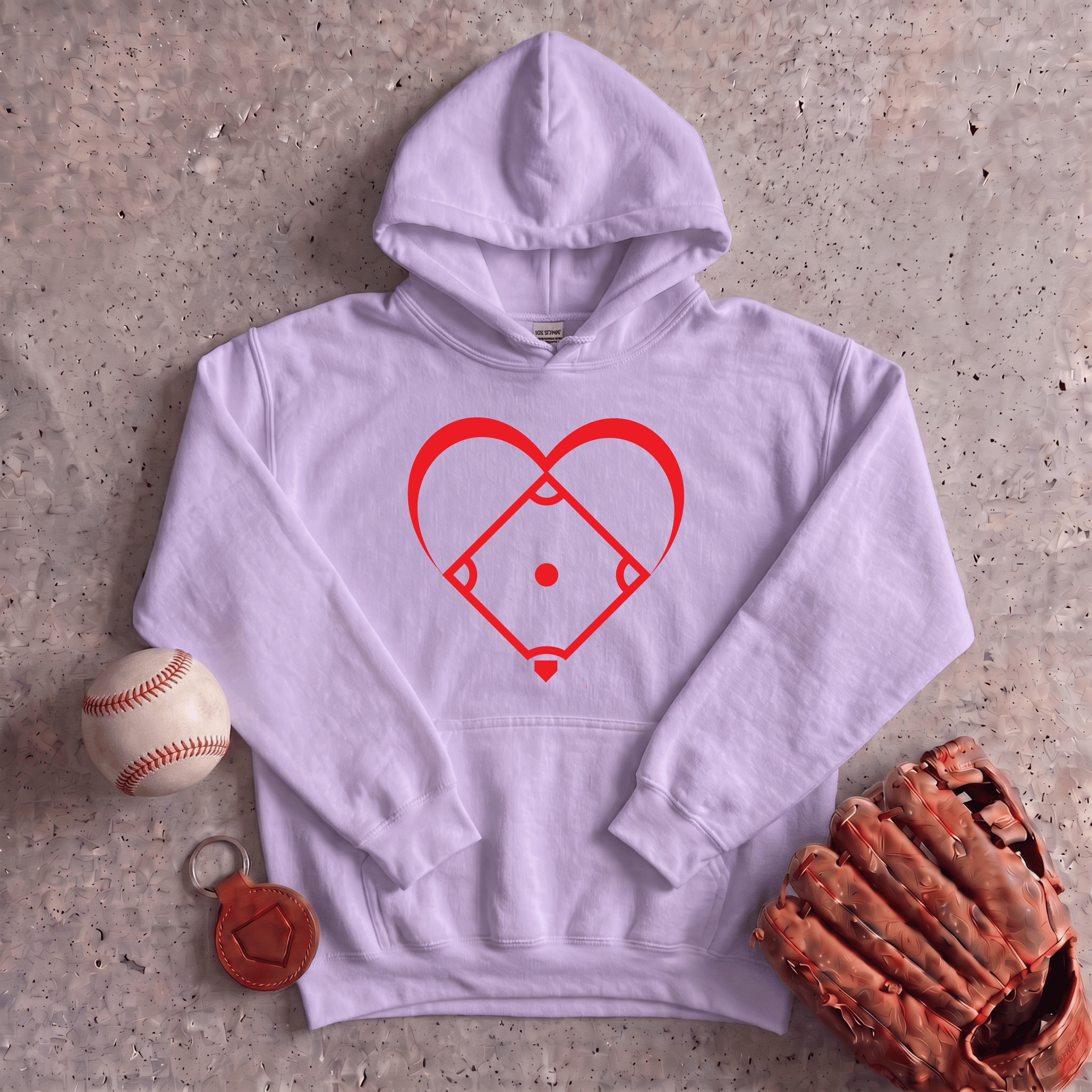 Collection of I Love Baseball Hoodie in a gallery layout