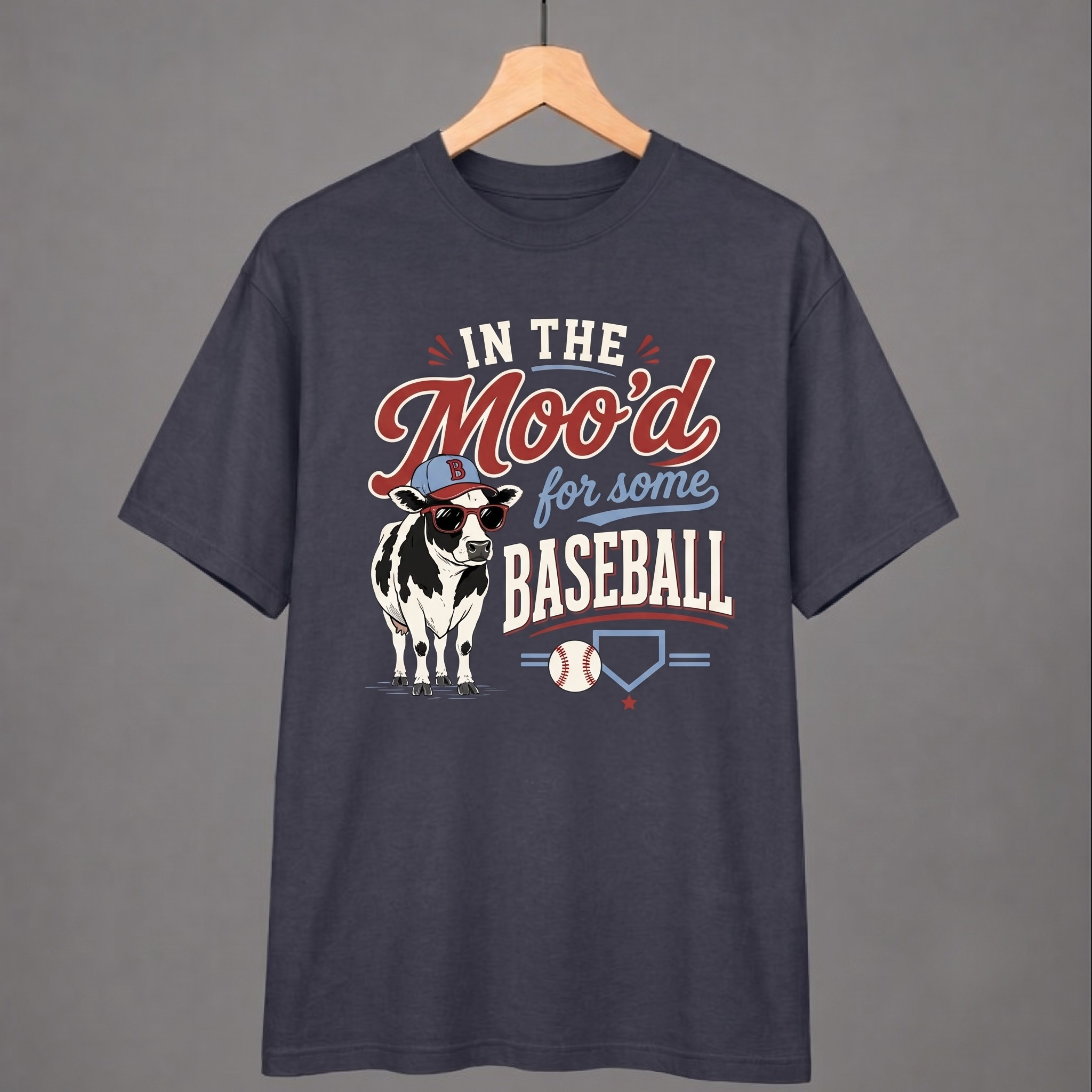 Collection of In The Mood For Baseball T-Shirt in a gallery layout