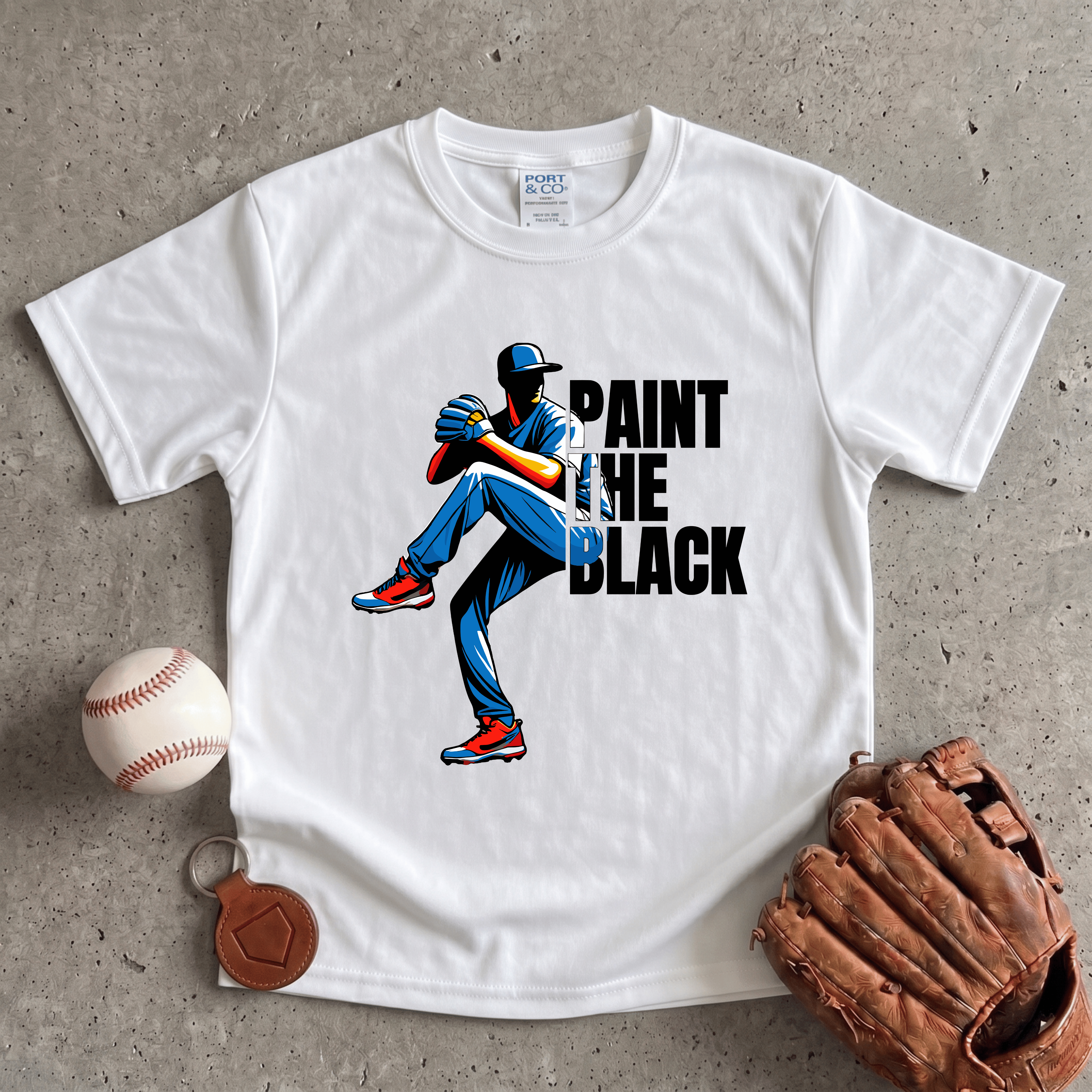 Collection of Paint The Black Youth T-Shirt in a gallery layout