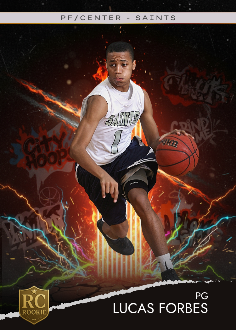 Custom Basketball Metal Sports Card – Street Heat Rookie Edition