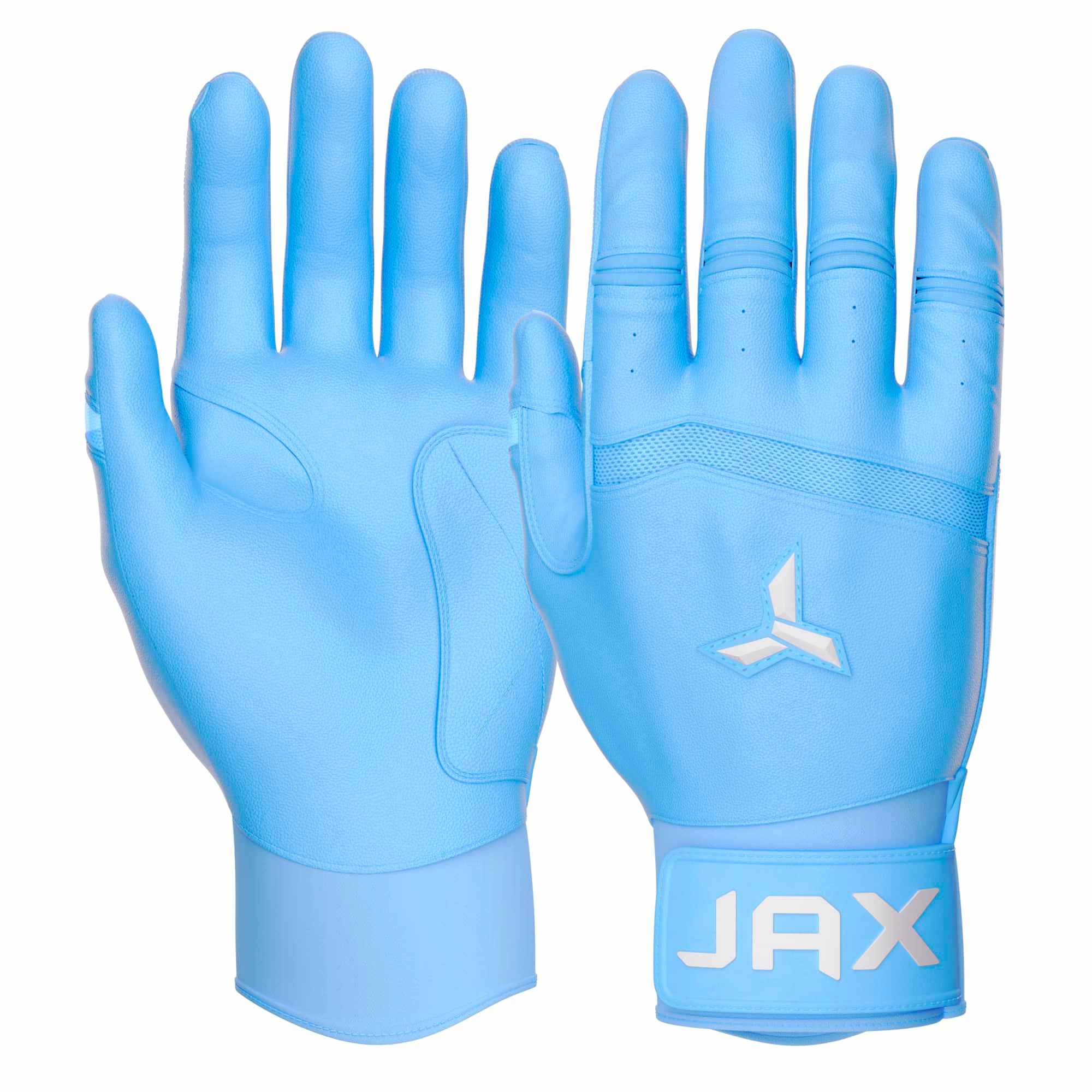Collection of JAX Batting Gloves Baby Blue Pro Cuff in a gallery layout